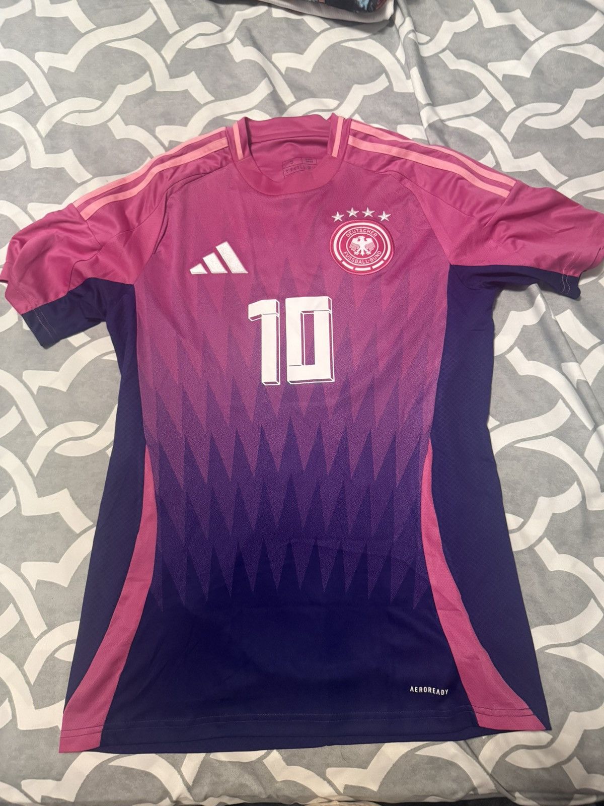 Adidas Musiala Germany Away 24/25 Size US S / EU 44-46 / 1 - 1 Thumbnail