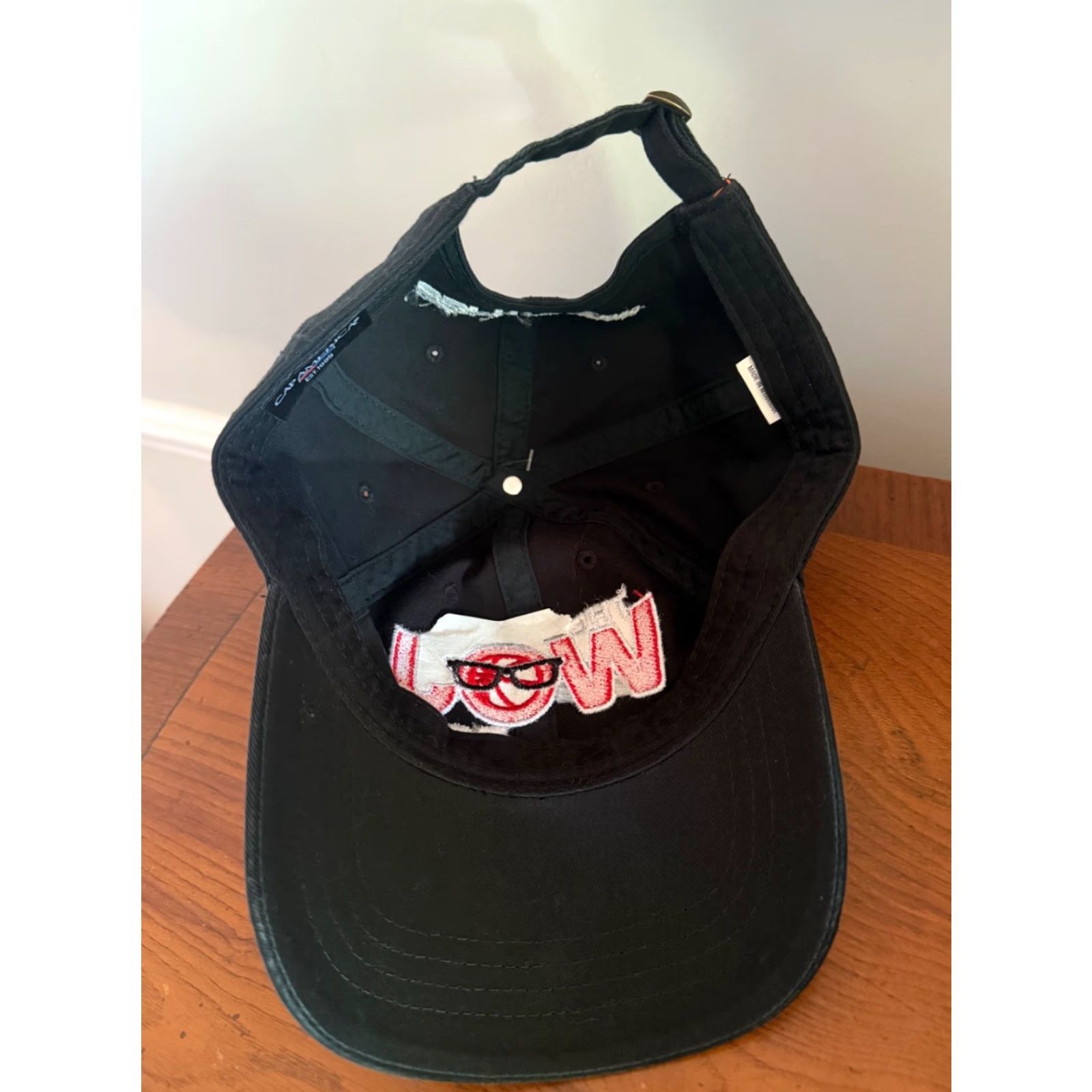 Vintage Woj Pod Podcast Strapback Hat ESPN Cap Adjustable Black Mens SNAPBACK ESPN Hat Size ONE SIZE - 4 Thumbnail