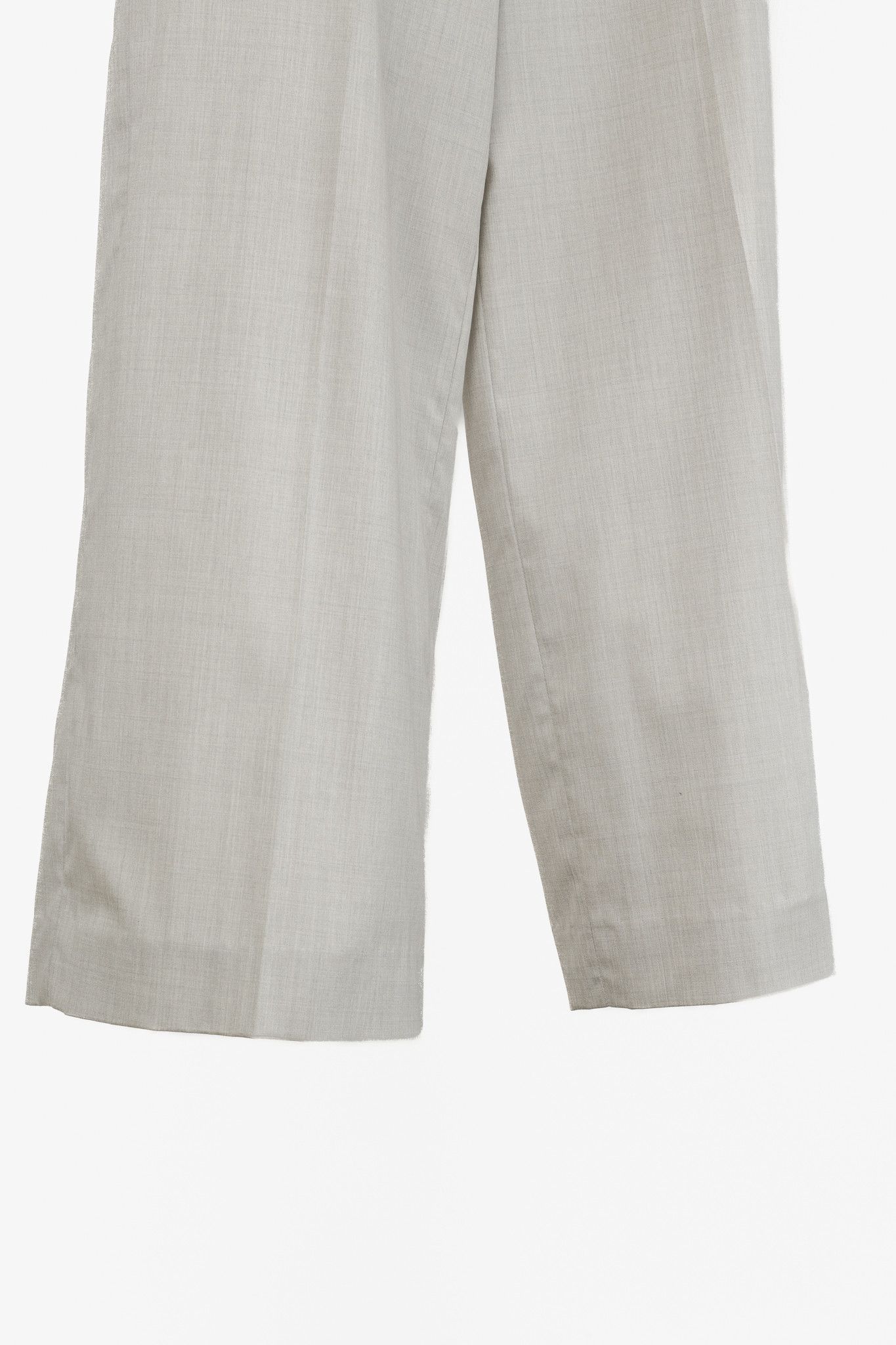 Jil Sander Jil Sander Grey Stretch-Wool Wide-Leg Pants Size 36" / US 14 / IT 50 - 6 Thumbnail