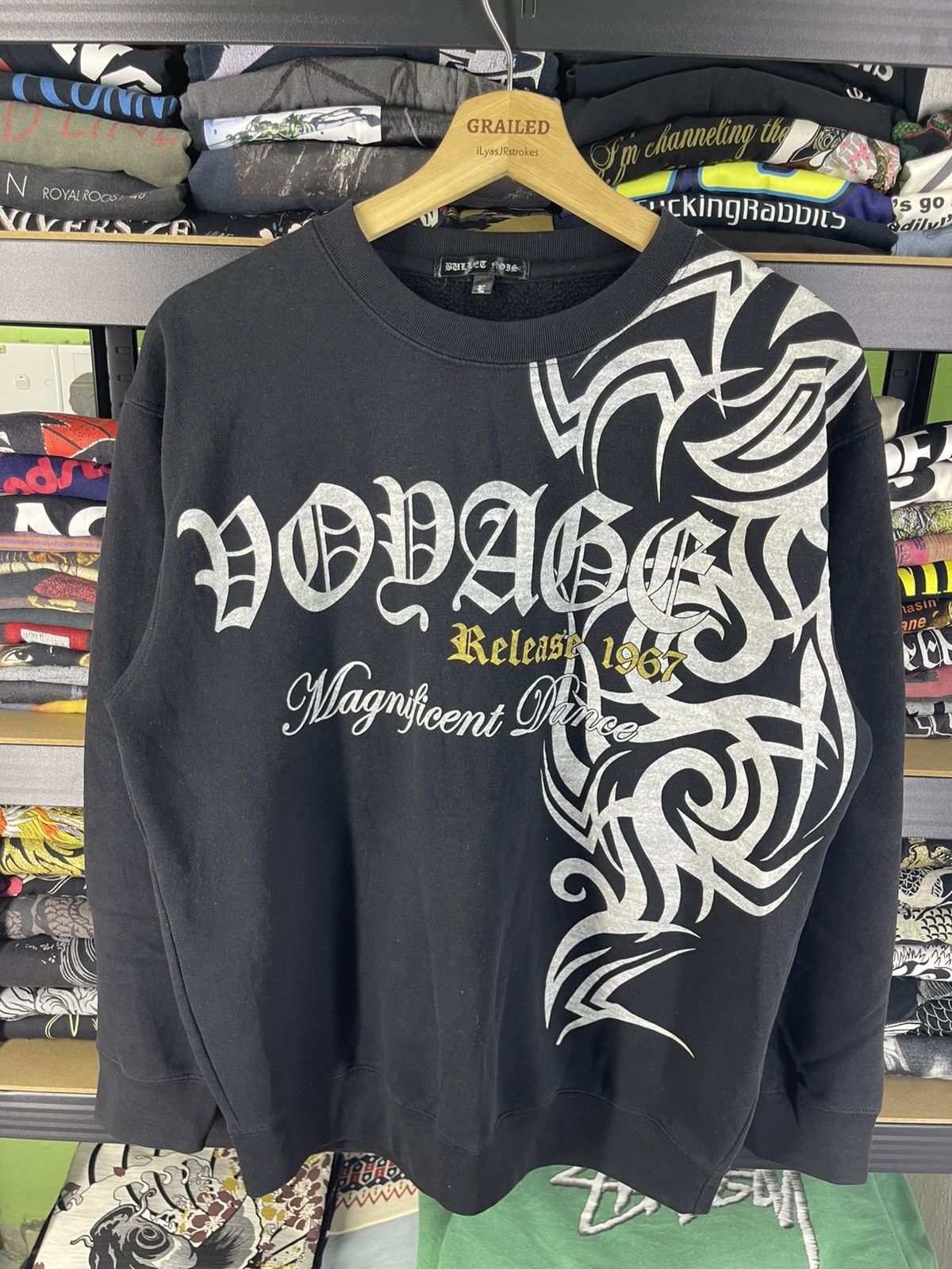 Bullet Noise Vintage Bullet Noise Punk Design Sweatshit Size US L / EU 52-54 / 3 - 4 Thumbnail