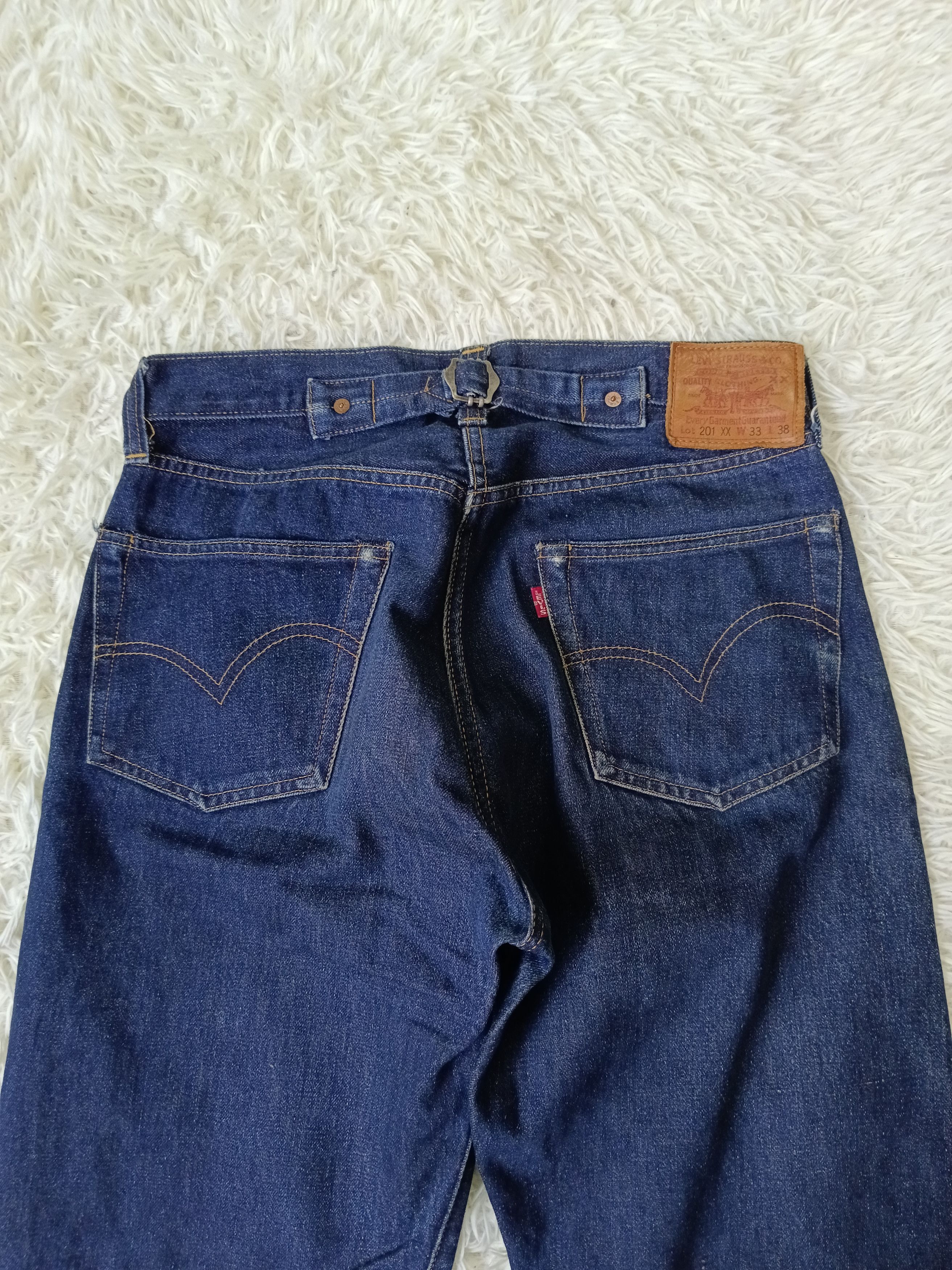 LVC × Levi's Vintage Clothing VINTAGE 90s LEVIS BIG E 201XX REPRODUCTION 1937 Size US 31 - 4 Thumbnail