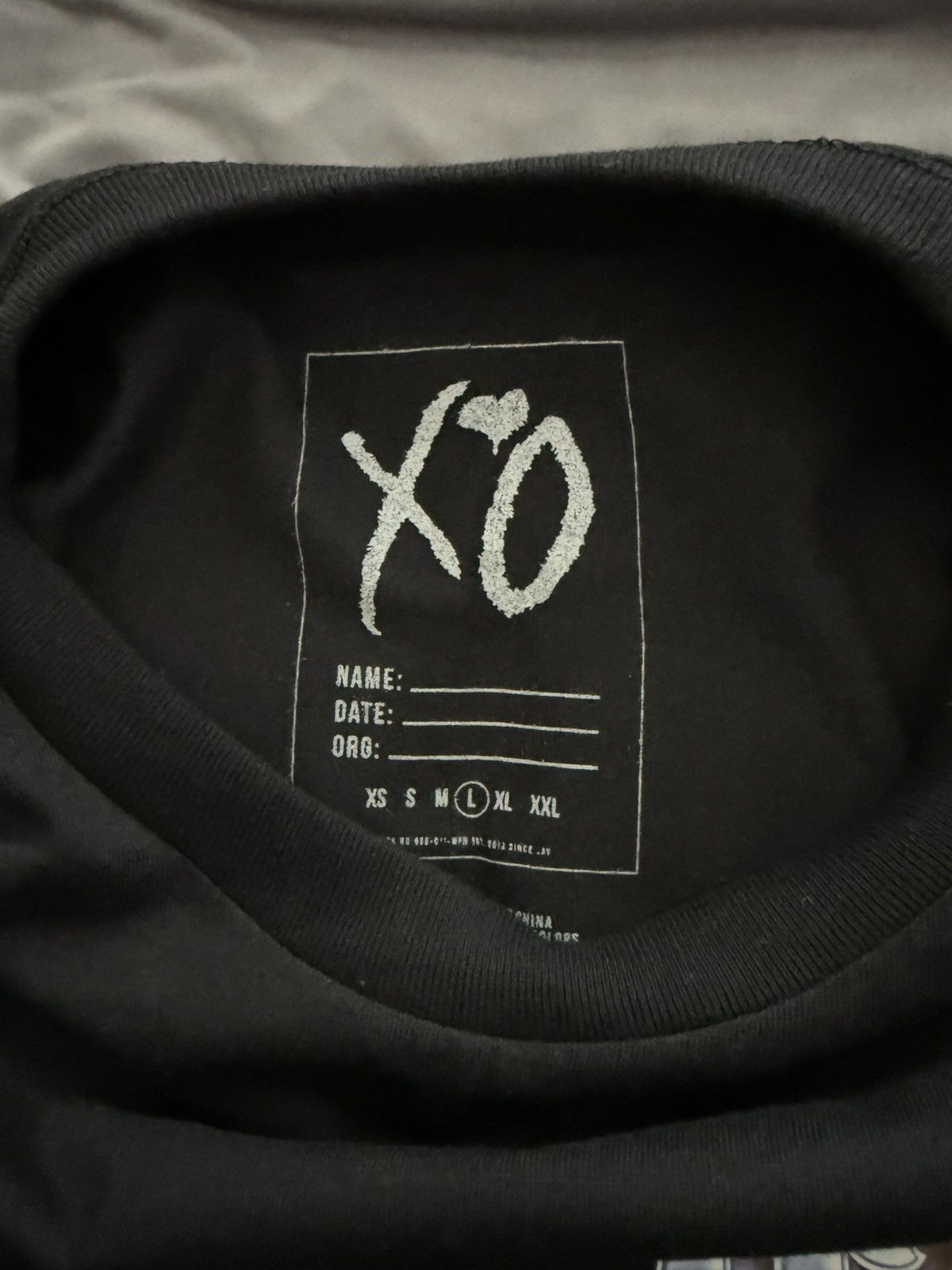 The Weeknd DAWN FM ACCEPT YOUR FATE TEE - Large Size US L / EU 52-54 / 3 - 3 Thumbnail