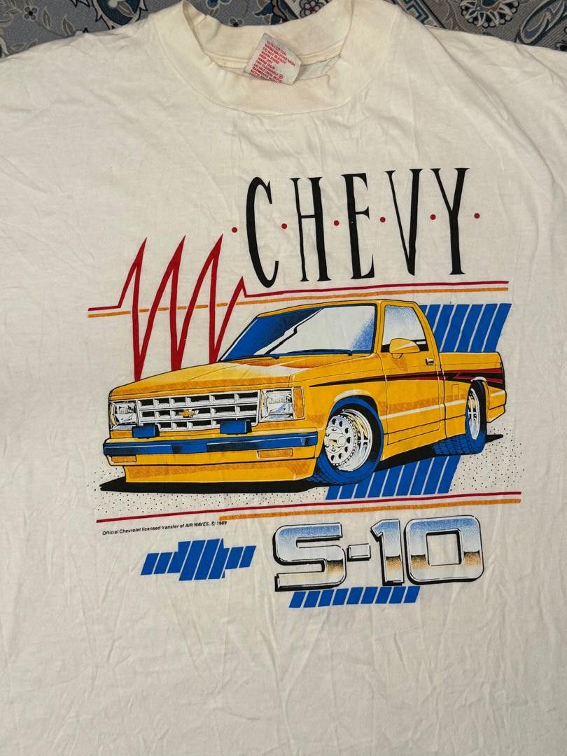 Vintage Vintage 1989 Chevy S-10 T-shirt Size US XL / EU 56 / 4 - 6 Thumbnail