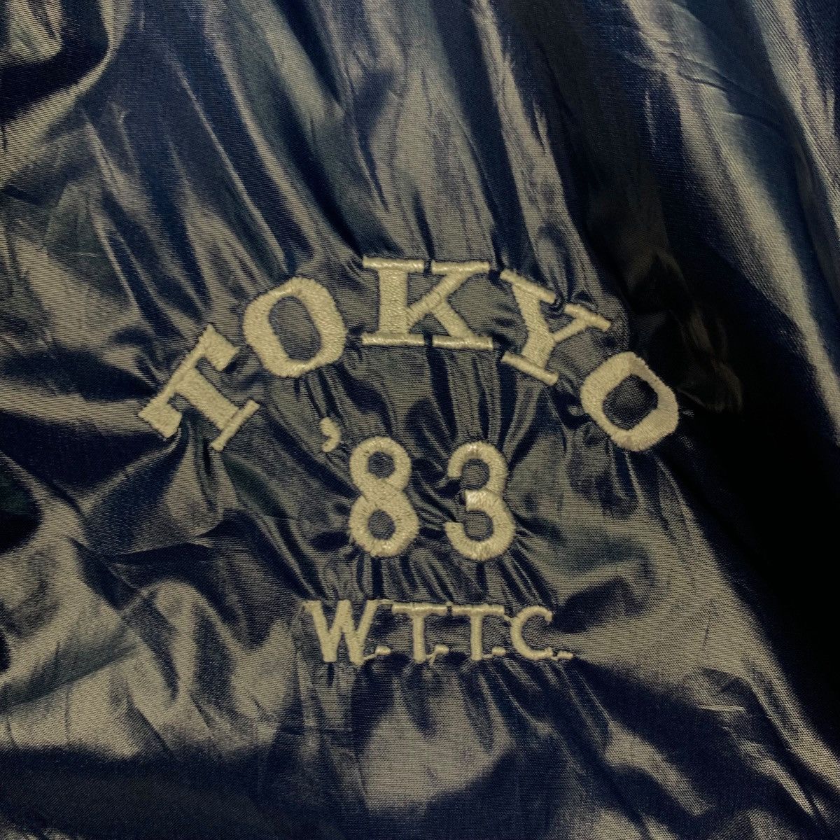 Japanese Brand 80’s BUTTERFLY TOKYO Embroidery Logo Light Jacket #2329-C104 Size US L / EU 52-54 / 3 - 14 Thumbnail