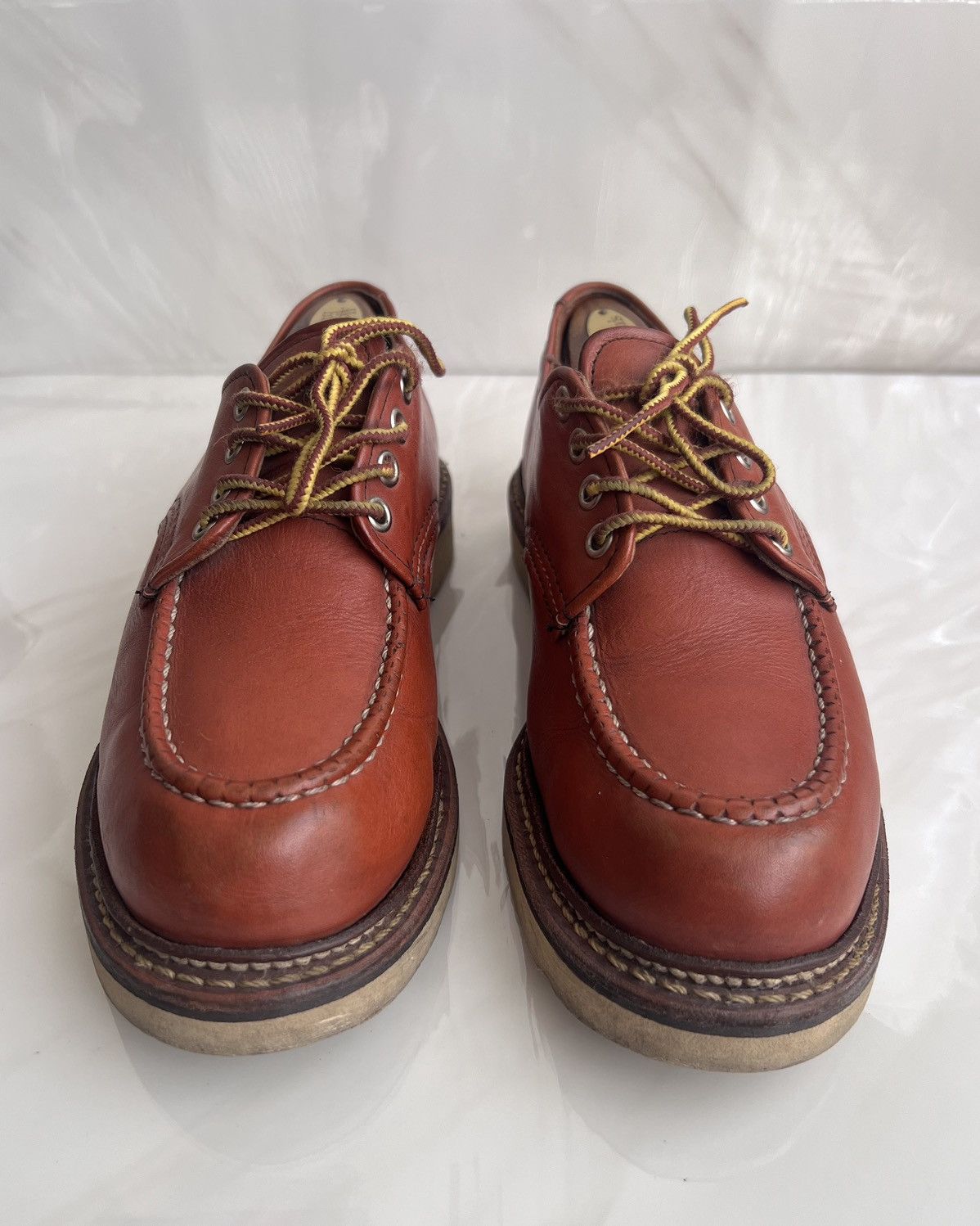 Red Wing Red wing #8103 Moc toe oxford brown leather boot size 7 D Size US 7 / EU 40 - 2 Thumbnail