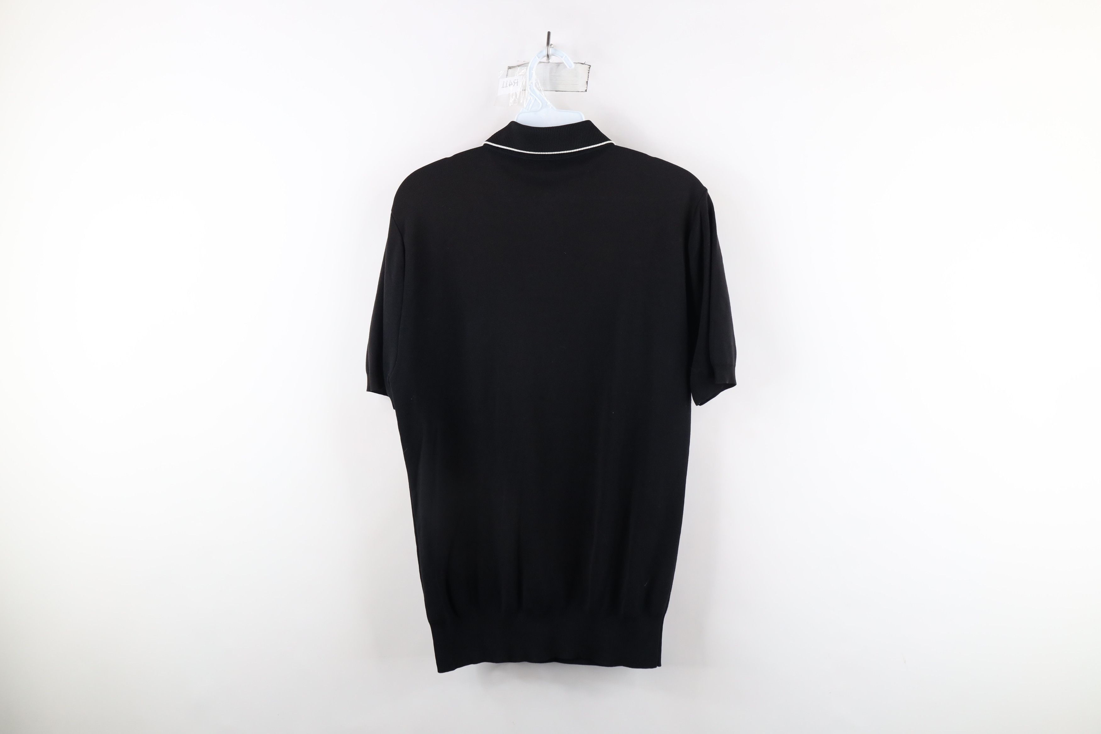 Vintage Vintage 60s 70s Streetwear Pullover Polo Shirt Black USA Size US M / EU 48-50 / 2 - 9 Thumbnail