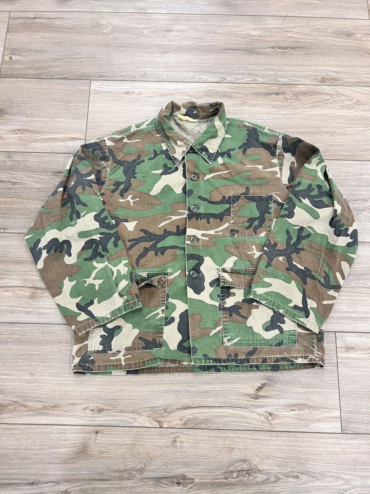 Vintage 80s camo shirt Size US L / EU 52-54 / 3 - 2 Thumbnail