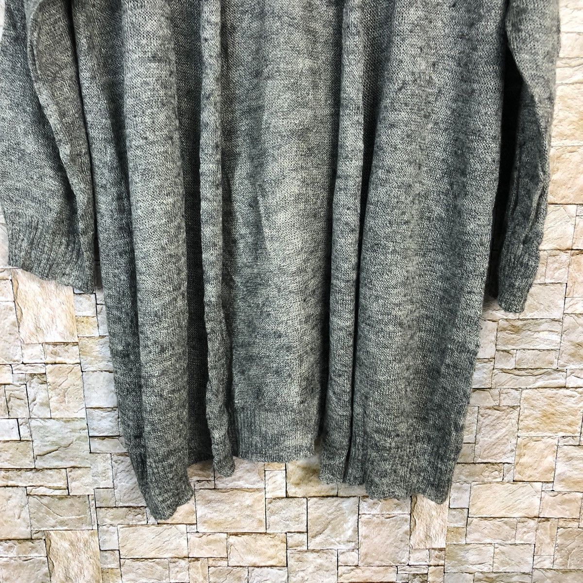Japanese Brand Ohywa Grey Cardigan Knitwear #A787 Size M / US 6-8 / IT 42-44 - 6 Thumbnail