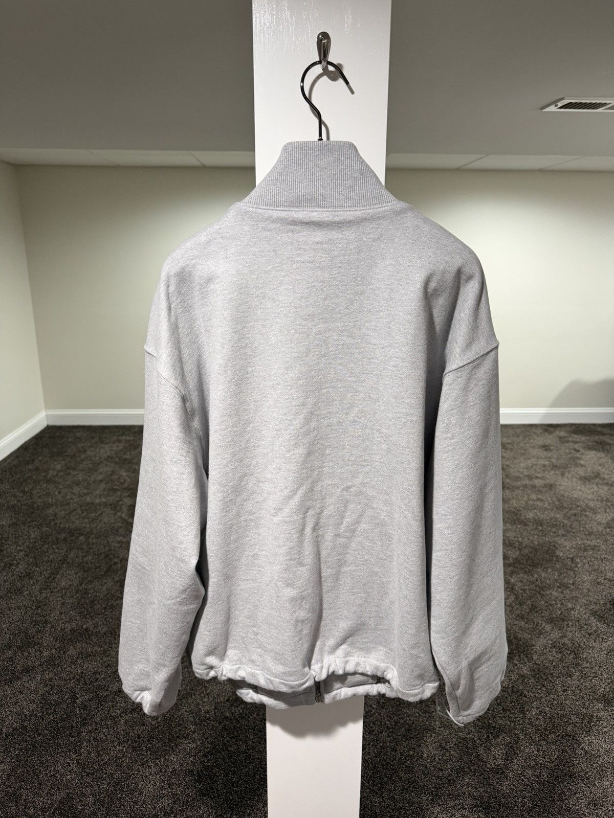 Miu Miu Miu Miu Oversized Cotton Fleece Gray Full Zipper Sweatshirt Size US M / EU 48-50 / 2 - 2 Thumbnail