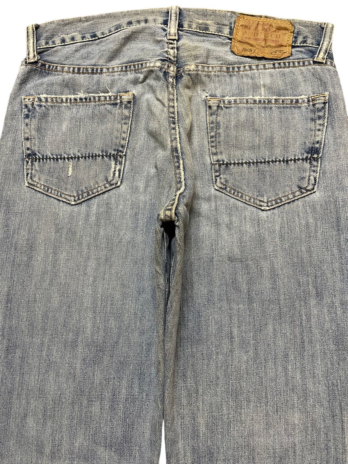 Abercrombie & Fitch Vintage Abercrombie & Fitch Blue Faded Wash Baggy Wide Leg Size US 32 / EU 48 - 5 Thumbnail