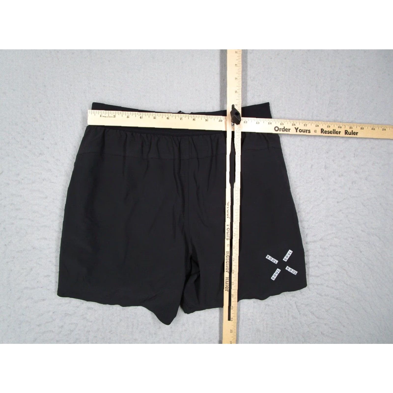 Ten Thousand Ten Thousand Shorts Mens Small Black Interval 7" Hybrid Workout Lined Drawstring Pockets Logo Size US 29 - 5 Thumbnail