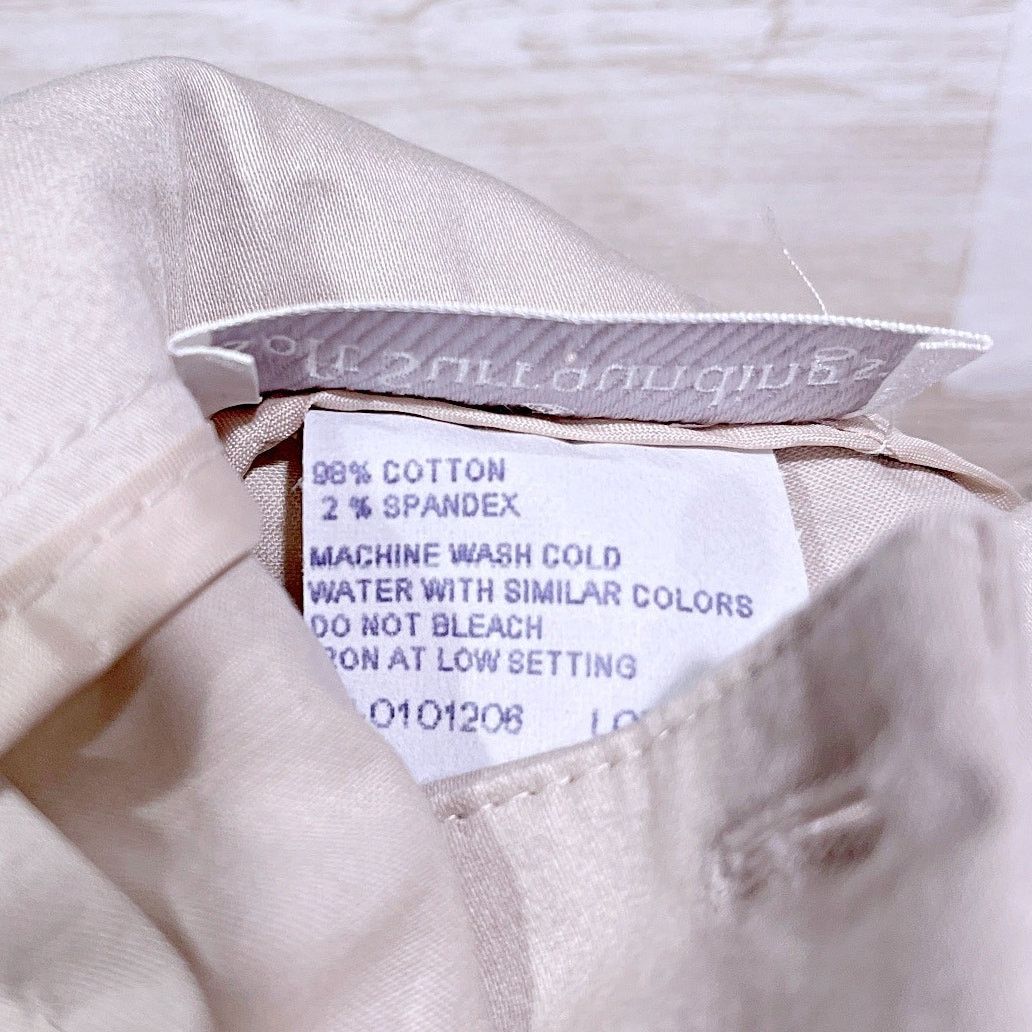 Other Soft Surroundings Vintage Chino Pants Beige Straight Leg 4 Size 27" / US 4 / IT 40 - 7 Thumbnail