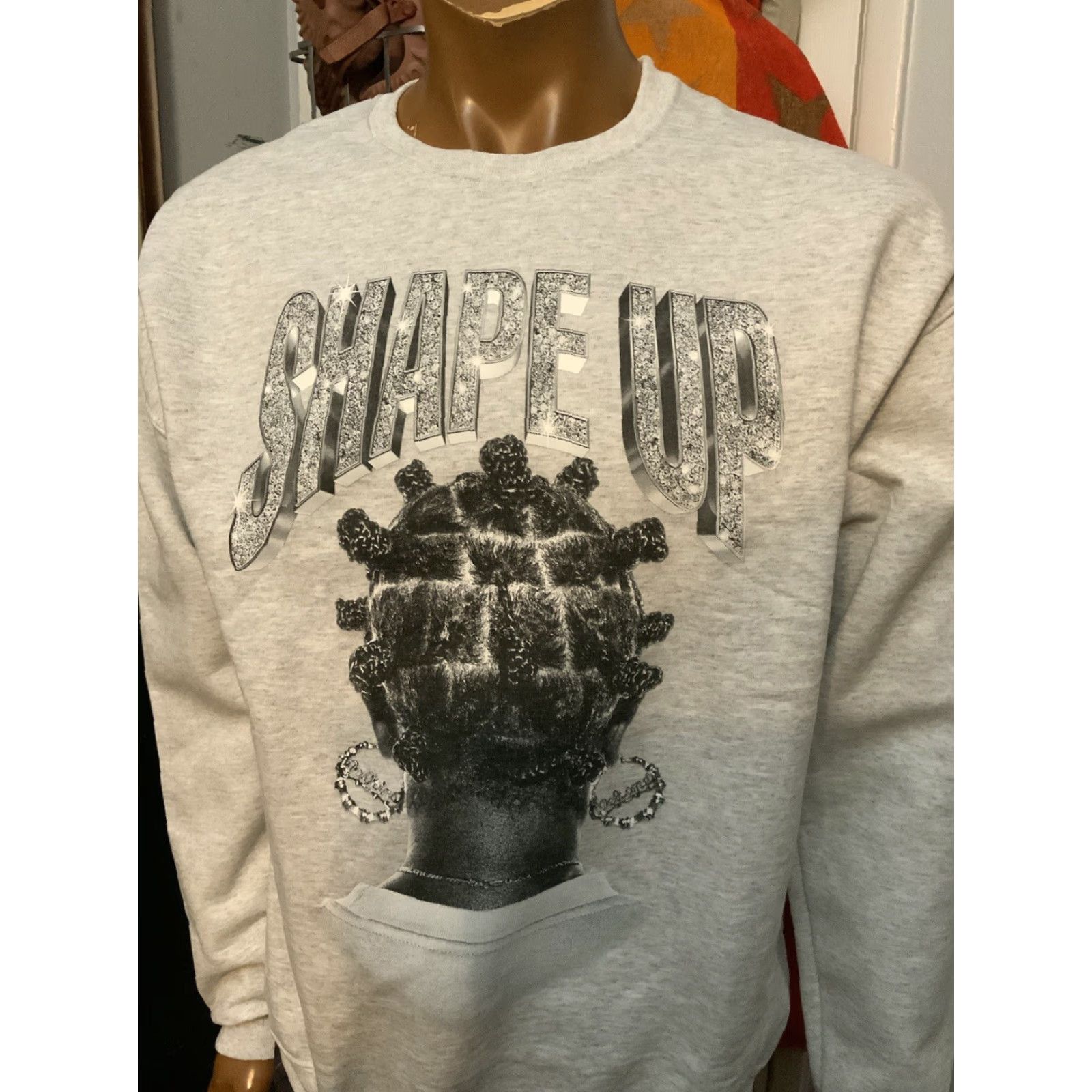 Vintage VINTAGE Leikeli47 Shape Up Concept Album Trilogy Hip Hop Official Merch Sweatshirt Sz. L Gray Pullover Mens L Size US L / EU 52-54 / 3 - 8 Thumbnail