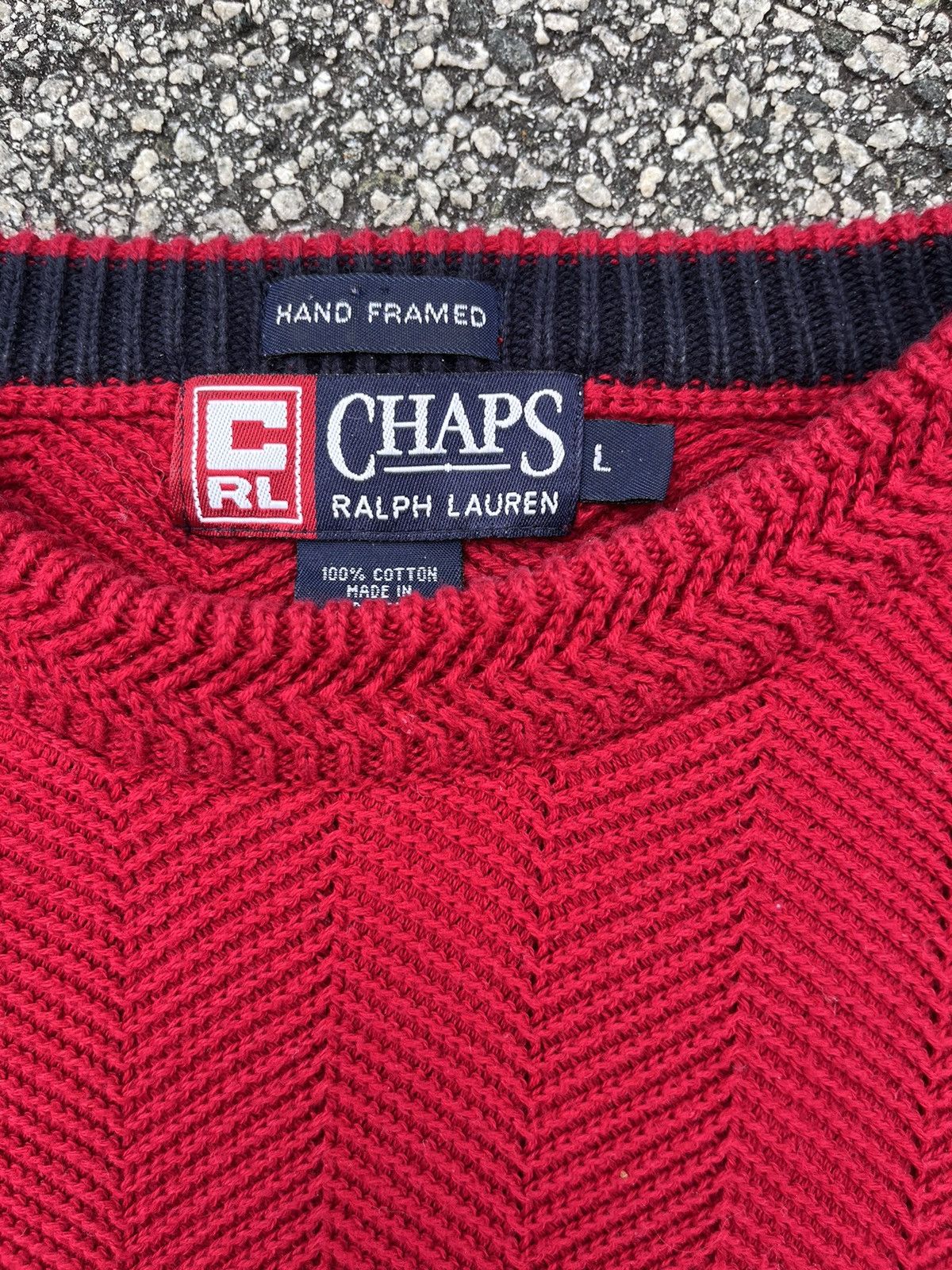 Vintage Vintage Red Sweater Size US L / EU 52-54 / 3 - 4 Thumbnail