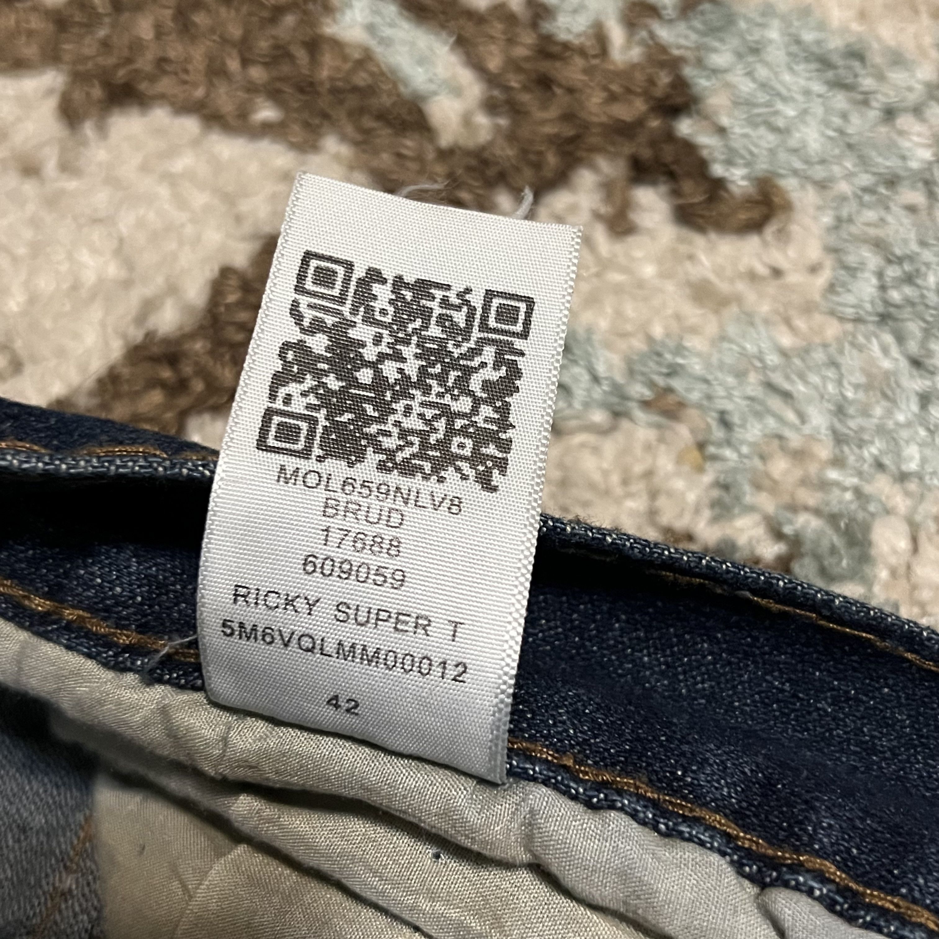 True Religion True Religion Mens Ricky Super T Straight Jeans 42x33 Size US 42 / EU 58 - 8 Thumbnail