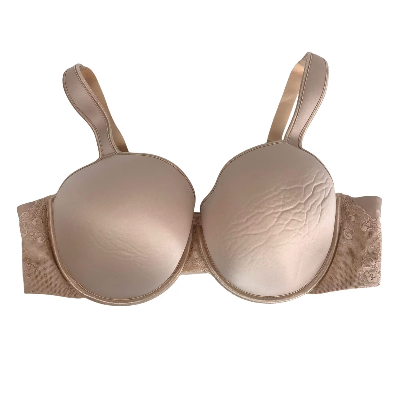 Torrid Torrid Curve Plus Size Lightly Lined Full Coverage Underwire Bra 44D Lace Wings Size ONE SIZE - 2 Thumbnail