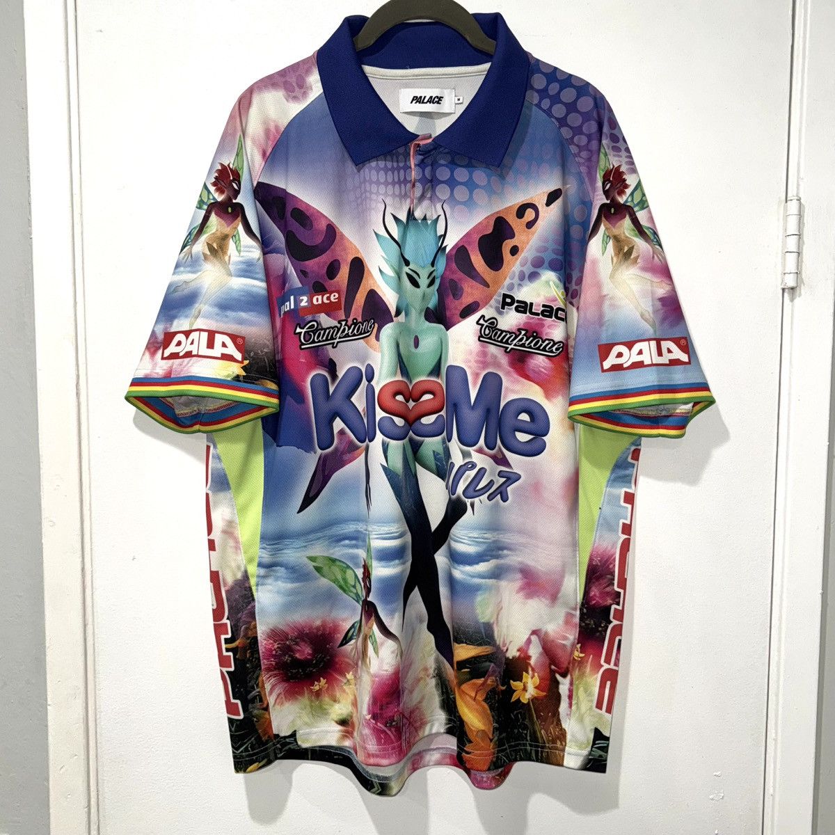 ★25SS WEEK5★Palace FAIRY JERSEY Palace 2025 PALACE “KISS ME” FAIRY JERSEY BLUE | Grailed