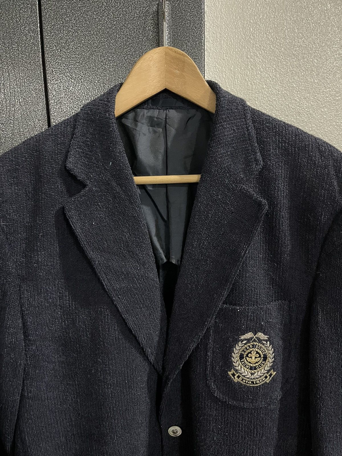 Burberry Vintage Burberrys Yacht Club Cudroy Coat Blazer Size 42L - 7 Thumbnail
