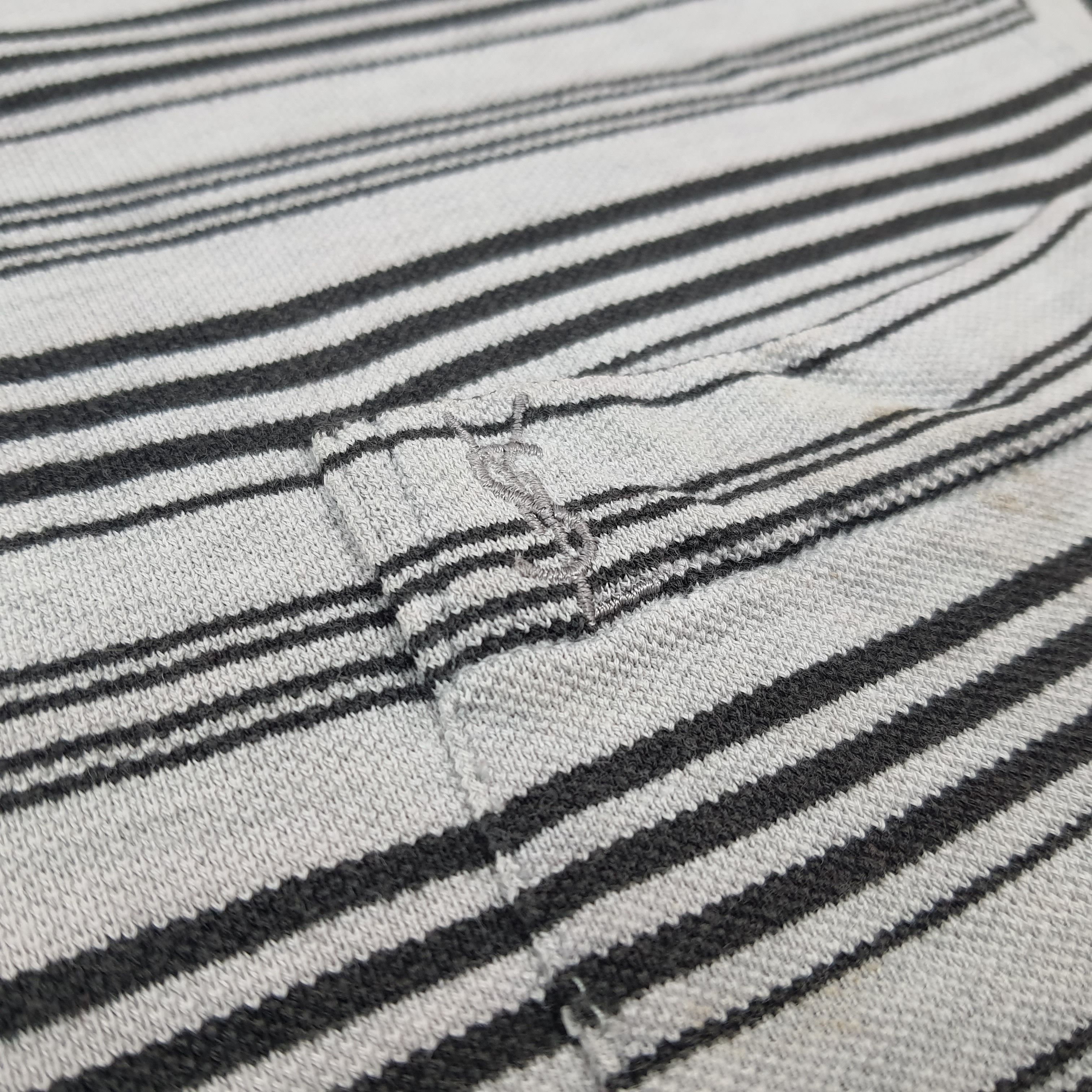 Vintage × Yves Saint Laurent Vintage YSL Yves Saint Laurent Stripes Polo Shirt Size US M / EU 48-50 / 2 - 3 Thumbnail