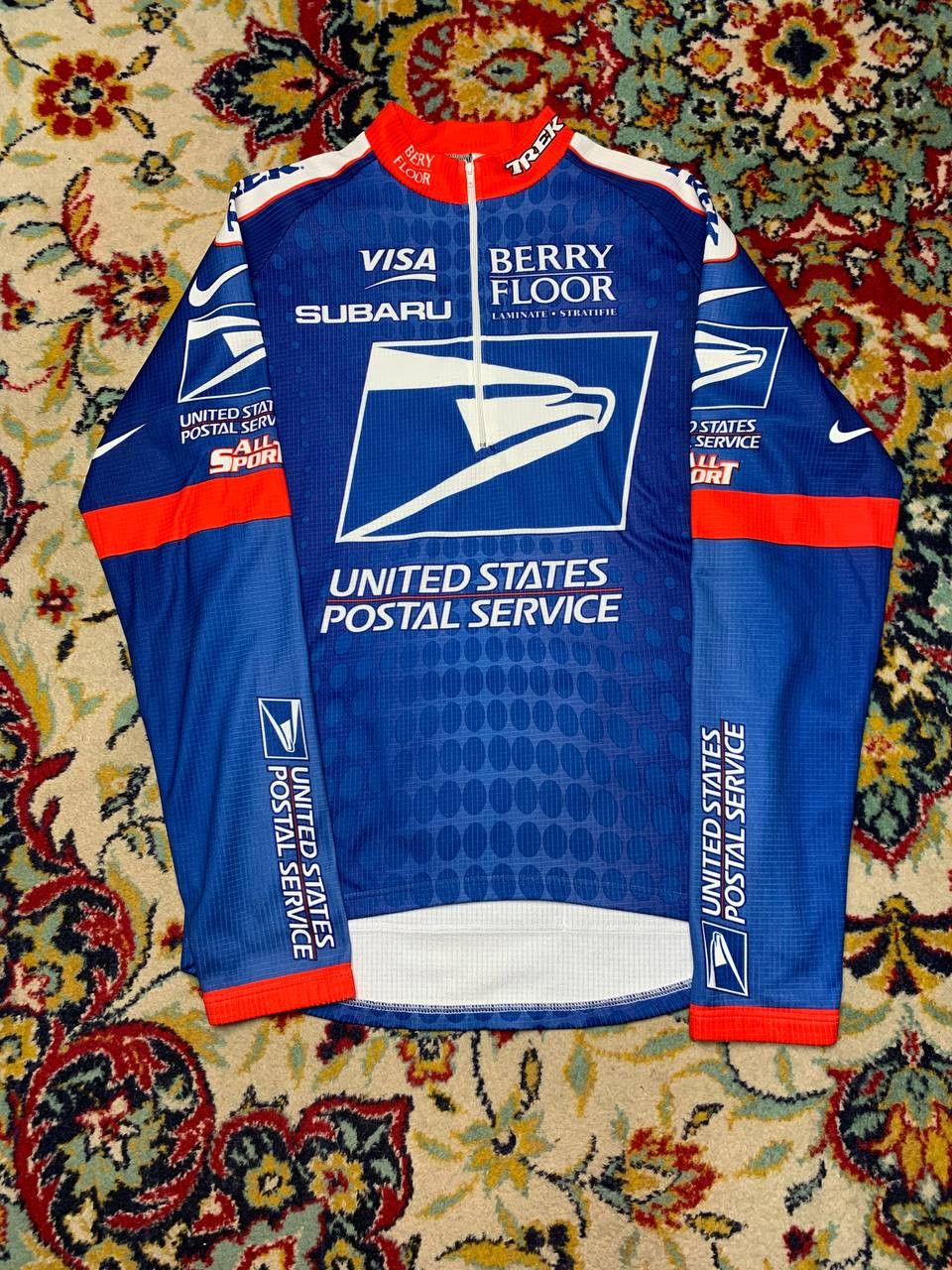 Nike Vintage Nike USPS Cycling Lance Armstrong 2000s Size US M / EU 48-50 / 2 - 1 Thumbnail