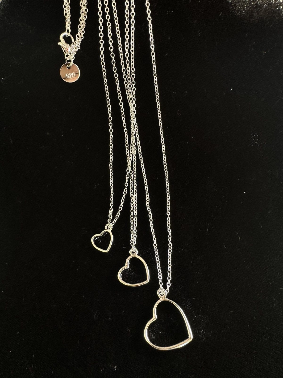 Other 925 STERLING SILVER BRACELET, NECKLACE, EARRING Size ONE SIZE - 3 Thumbnail