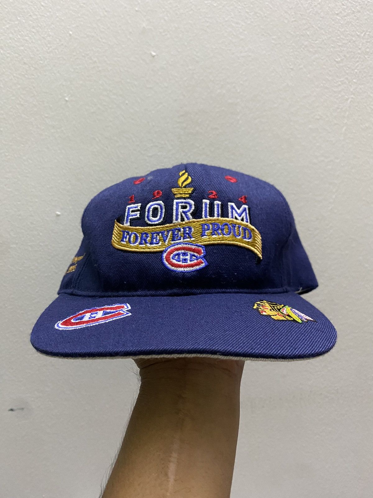Vintage vintage hat 1995 forum montreal canadiens Size ONE SIZE - 1 Thumbnail