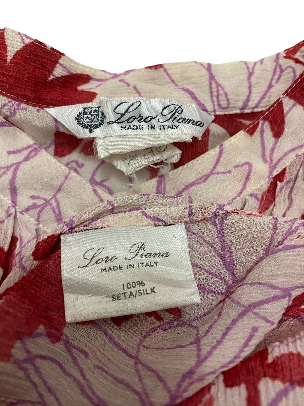 Loro Piana 🔥🔥💰💰Loro Piana red floral pleated Size M / US 6-8 / IT 42-44 - 11 Thumbnail