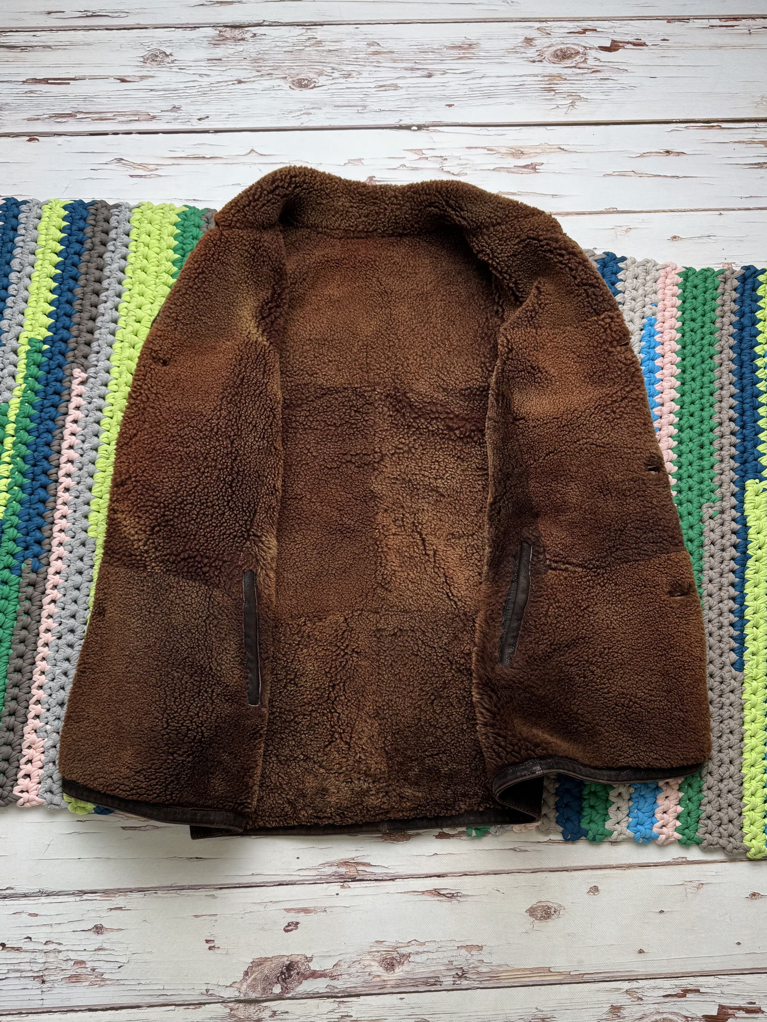 Japanese Brand Vintage Real Sheepskin Coat (ET1)(D15) Size US S / EU 44-46 / 1 - 6 Thumbnail
