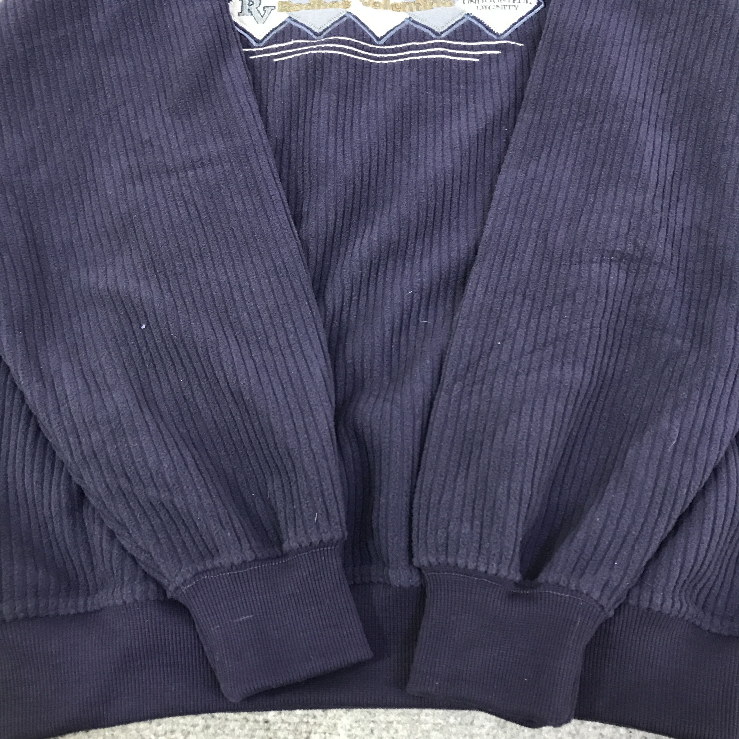 Japanese Brand rodhos valenrino sweatshirt K114B22 Size US M / EU 48-50 / 2 - 8 Thumbnail