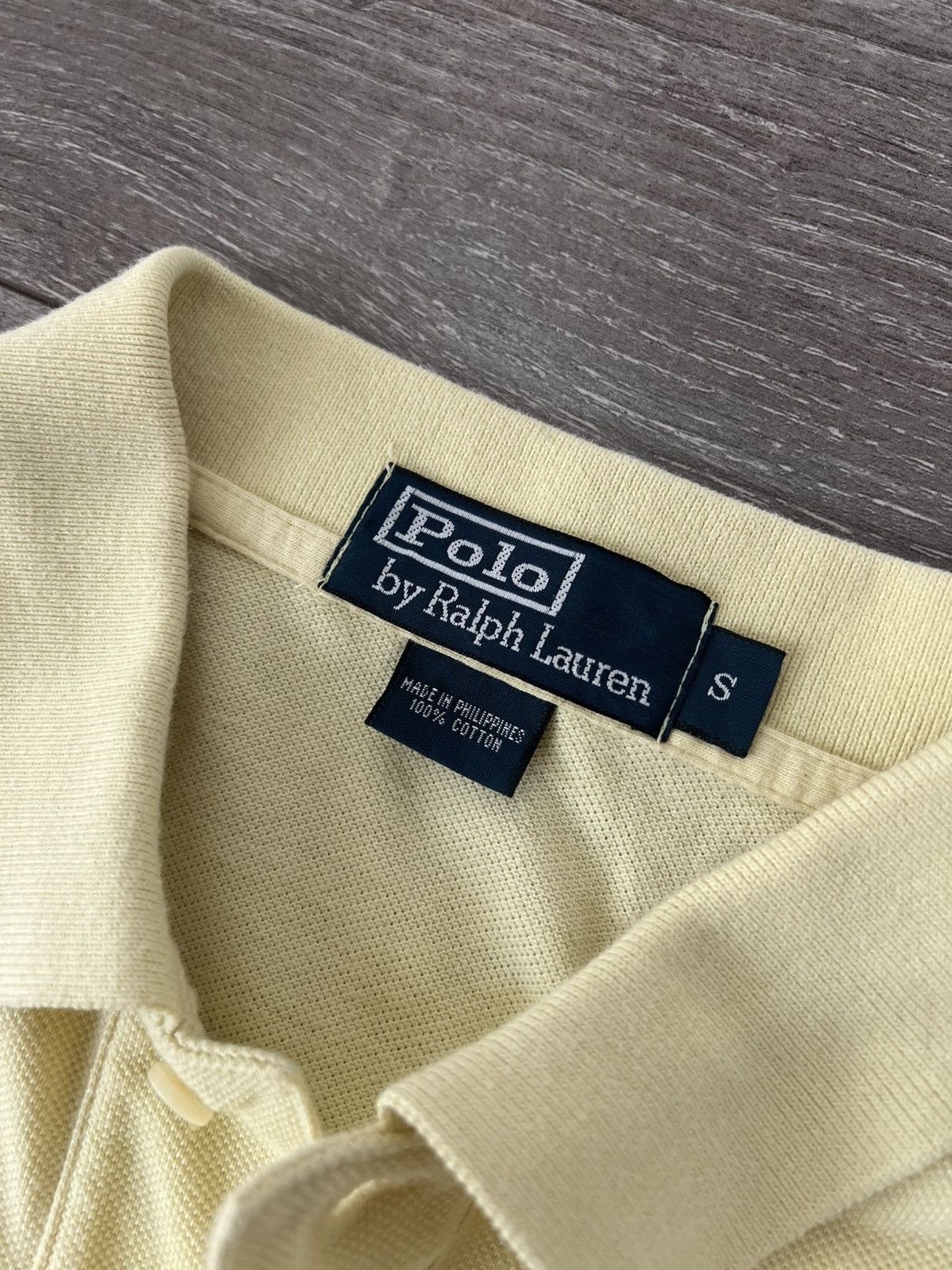 Designer × Polo Ralph Lauren ‼️Vintage Polo Ralph Lauren RRL Yellow Archival Casual Polo‼️ Size US S / EU 44-46 / 1 - 6 Thumbnail