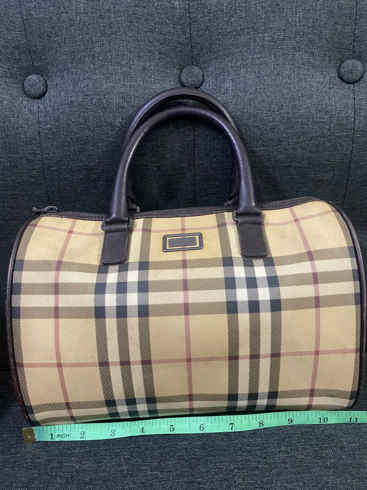 Burberry × Vintage Vintage Burberry Checked Duffle Bag Size ONE SIZE - 8 Thumbnail