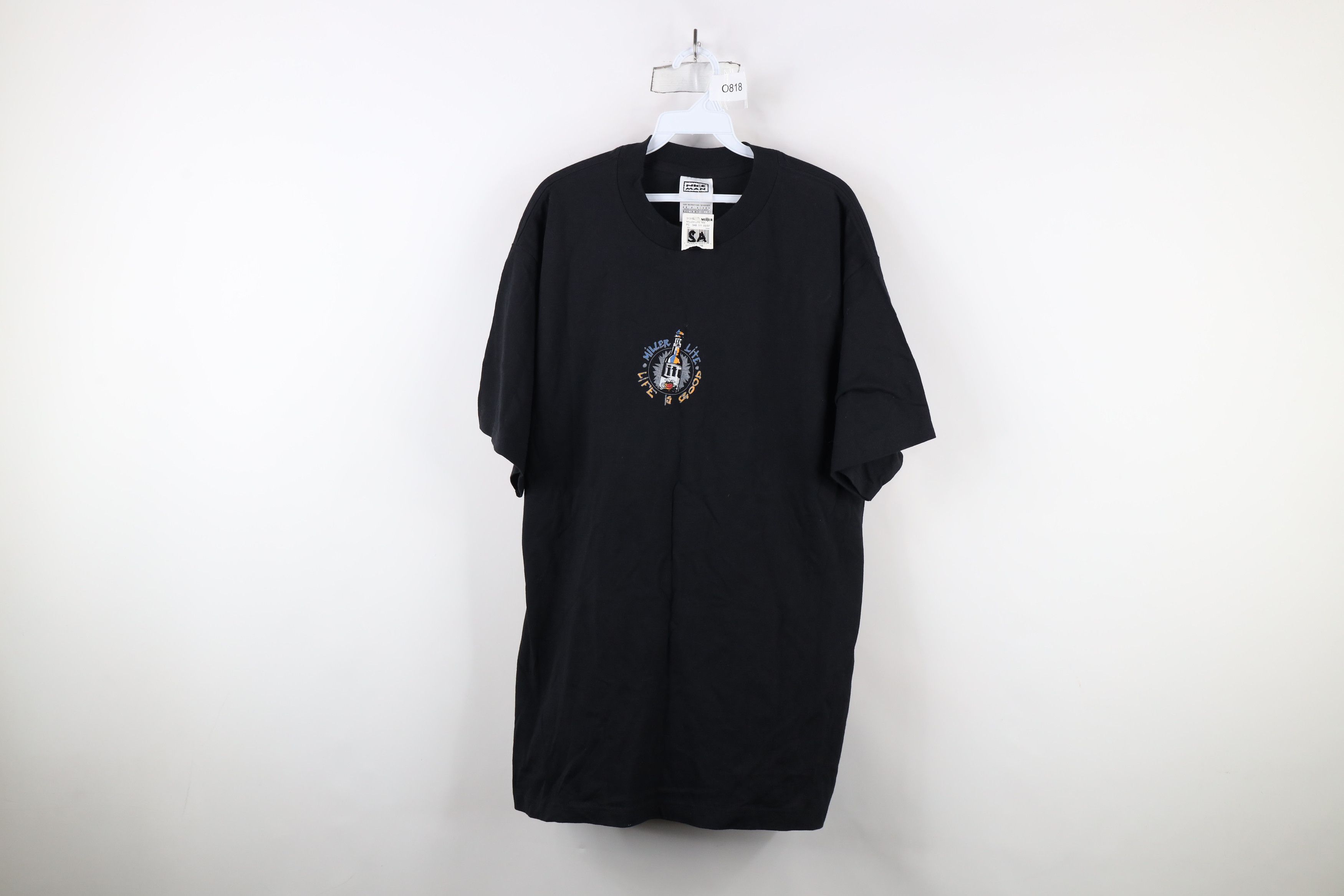 Vintage Deadstock Vintage 90s Miller Lite Beer Life Is Good T-Shirt Size US XL / EU 56 / 4 - 1 Thumbnail