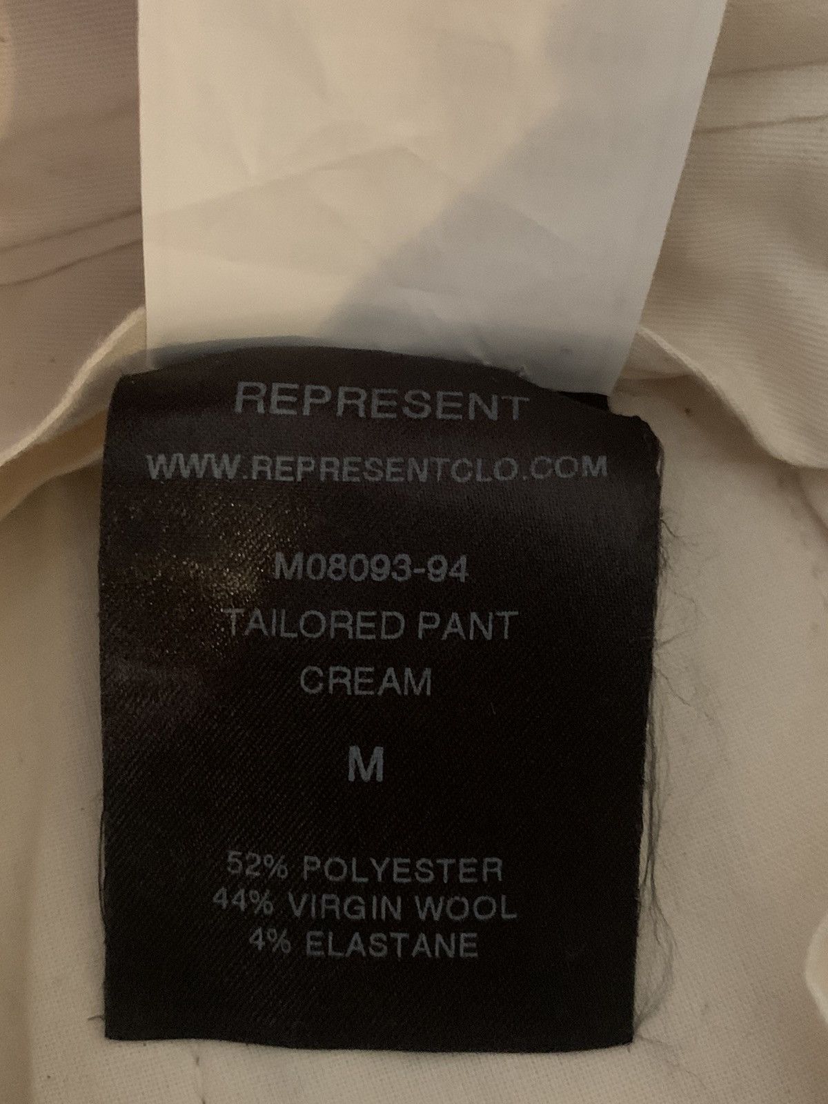 Represent Clo. Ivory Colored Minimalist Pants Size US 32 / EU 48 - 10 Thumbnail