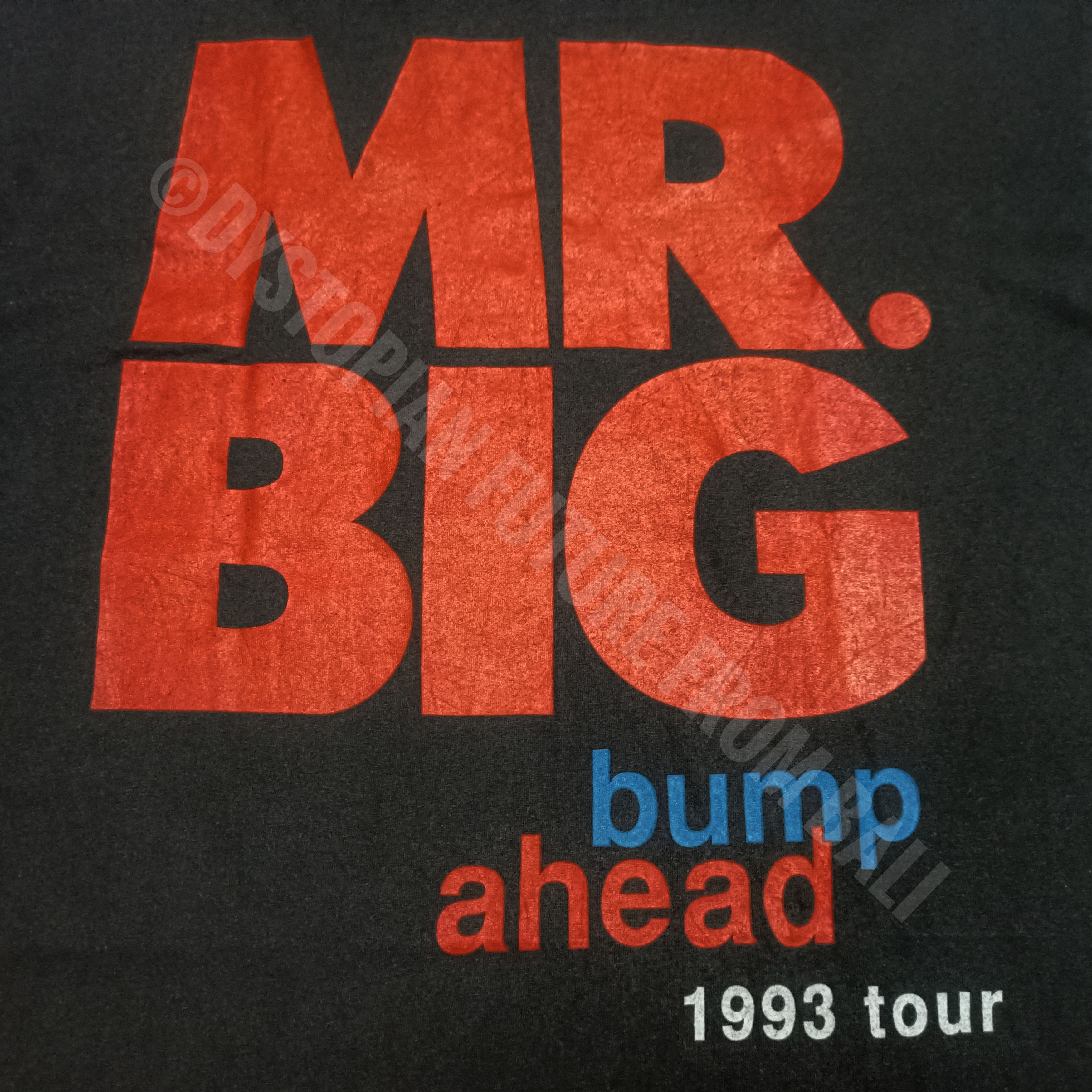 Band Tees × Hanes × Vintage Vintage 1993 Mr. Big - Bump Ahead 1993 Tour Band T-shirt Size US M / EU 48-50 / 2 - 5 Thumbnail