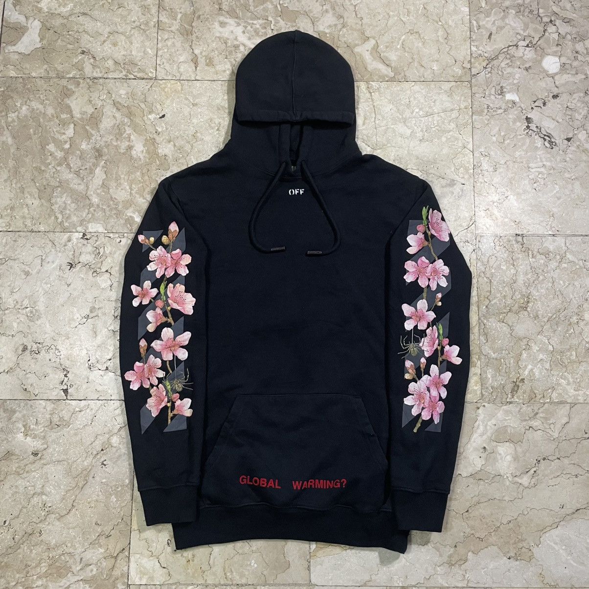 Off-White Off-White F/W17 Global Warming Blossom Hoodie Size US XS / EU 42 / 0 - 1 Thumbnail