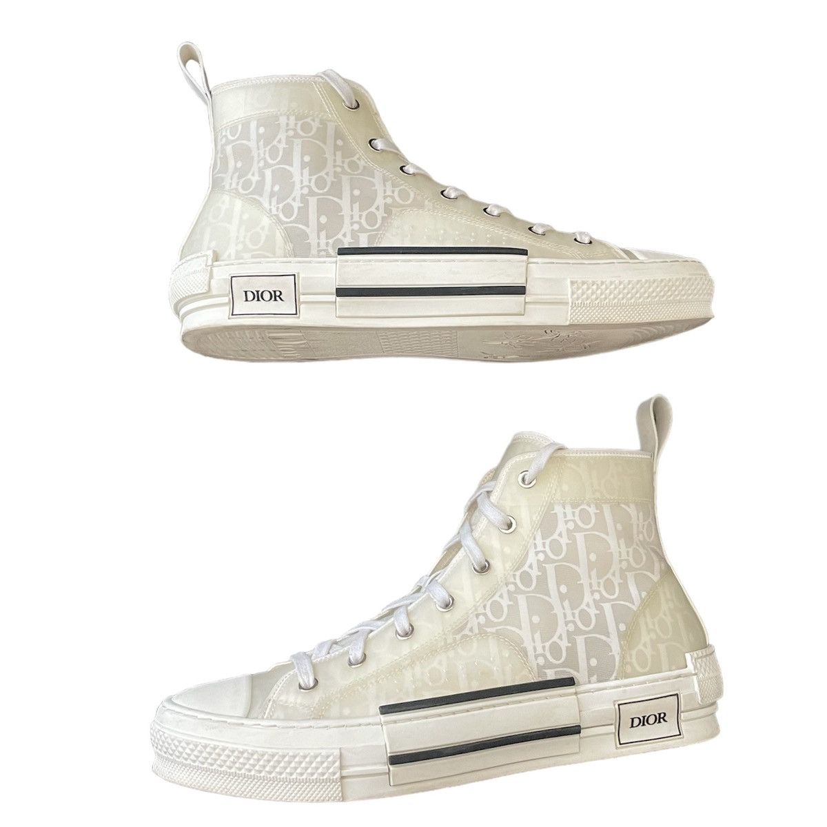 靴 DIOR B23 HT OBLIQUE TRANSPARENCE 41 DIOR B23 HT OBLIQUE TRANSPARENCE 41