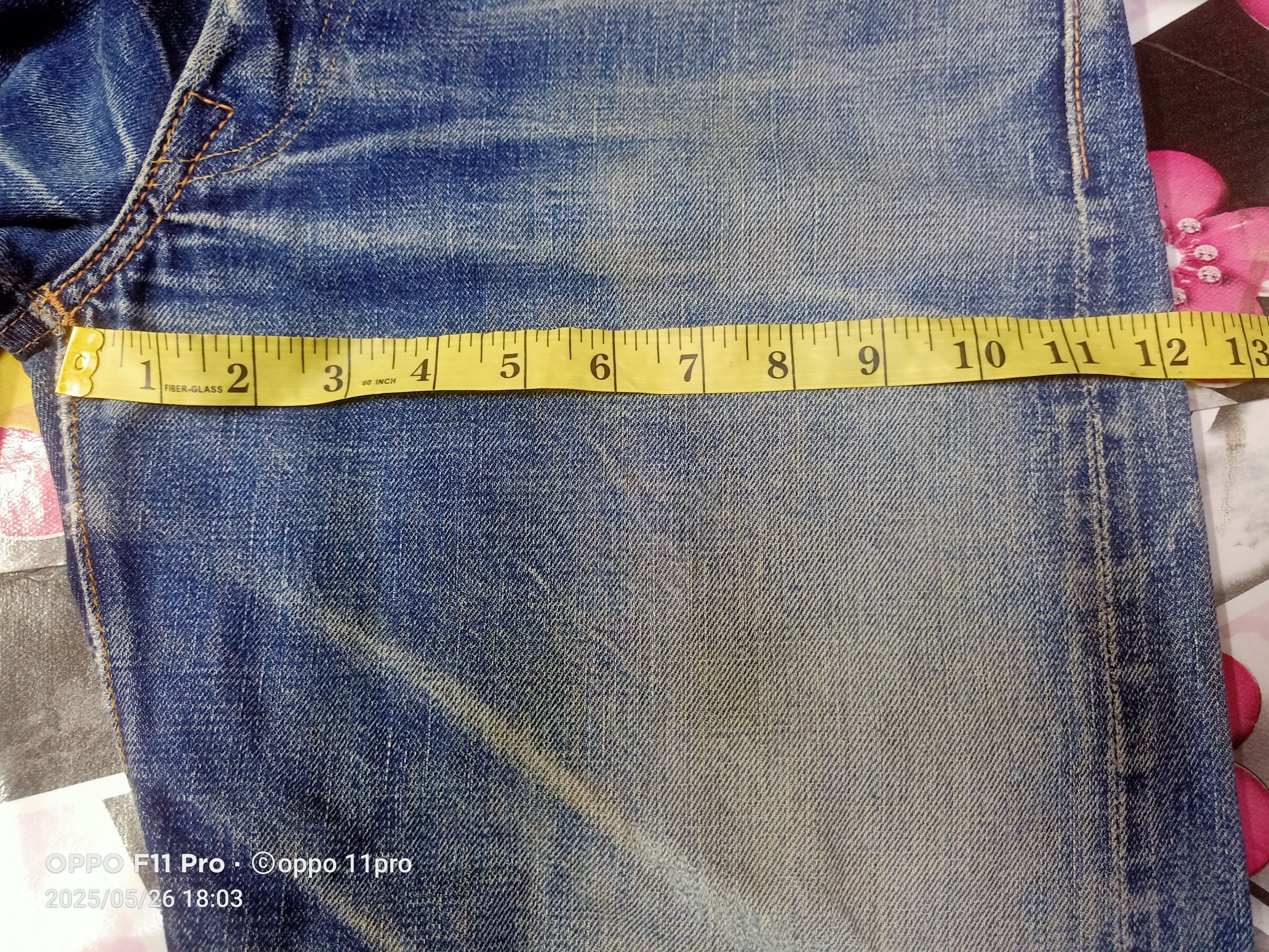 Japanese Brand × Warehouse Wherehouse Vintage Denim Distressdenim Selvedge Size US 33 - 15 Thumbnail