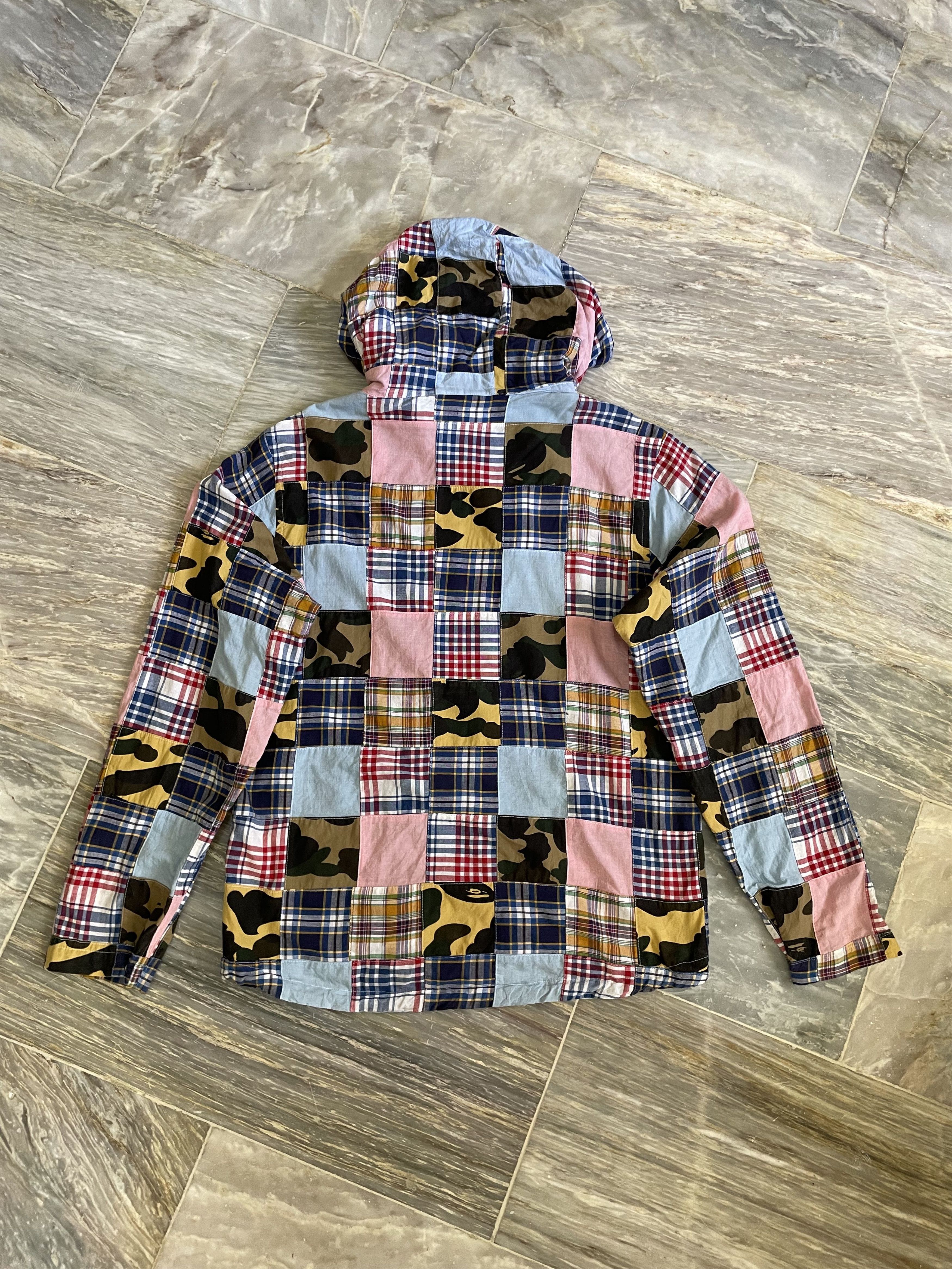 Bape Bape Patchwork 1st Camo Zip-Up Hoodie Size US L / EU 52-54 / 3 - 2 Thumbnail