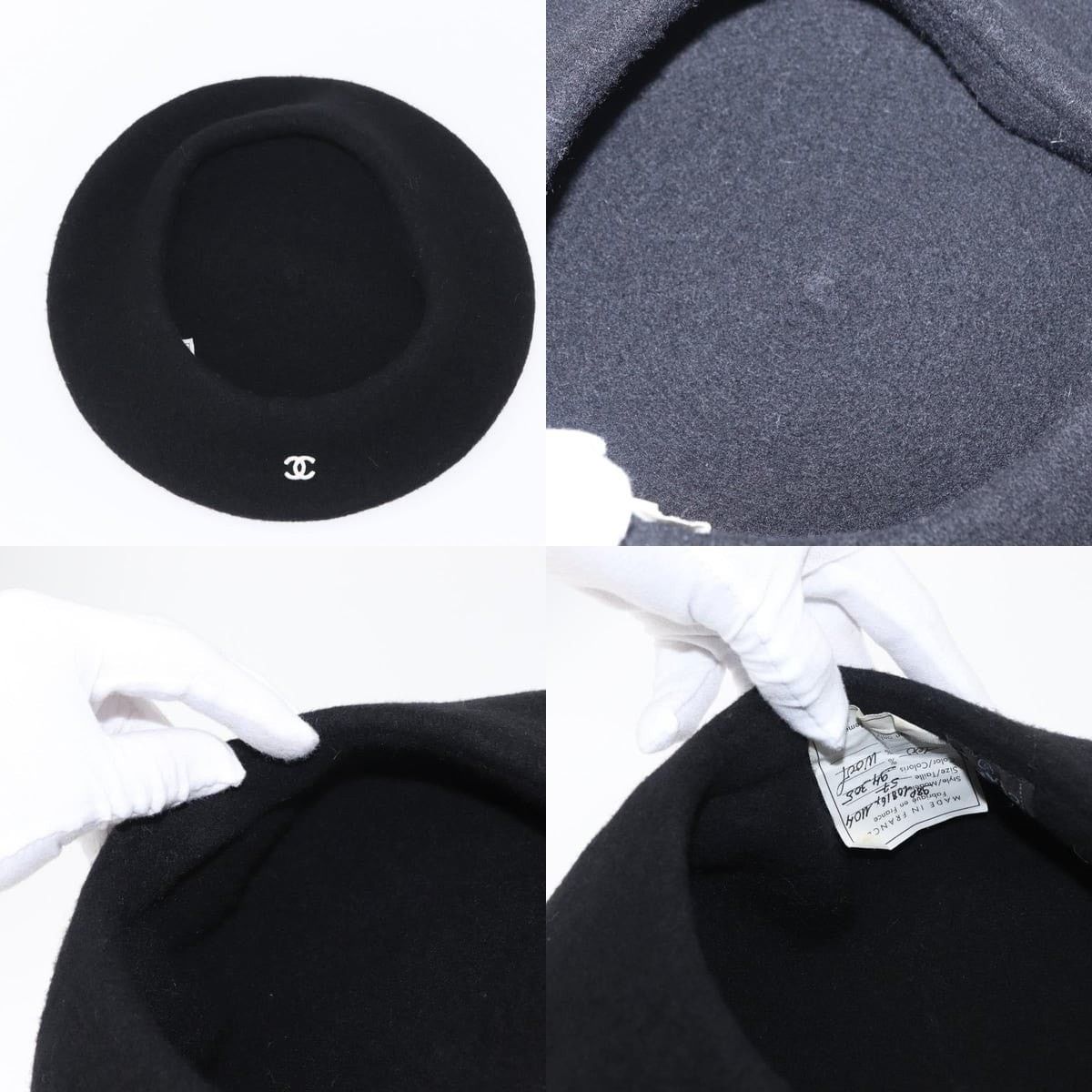 Chanel Chanel Coco Mark Beret Cap Size ONE SIZE - 4 Thumbnail