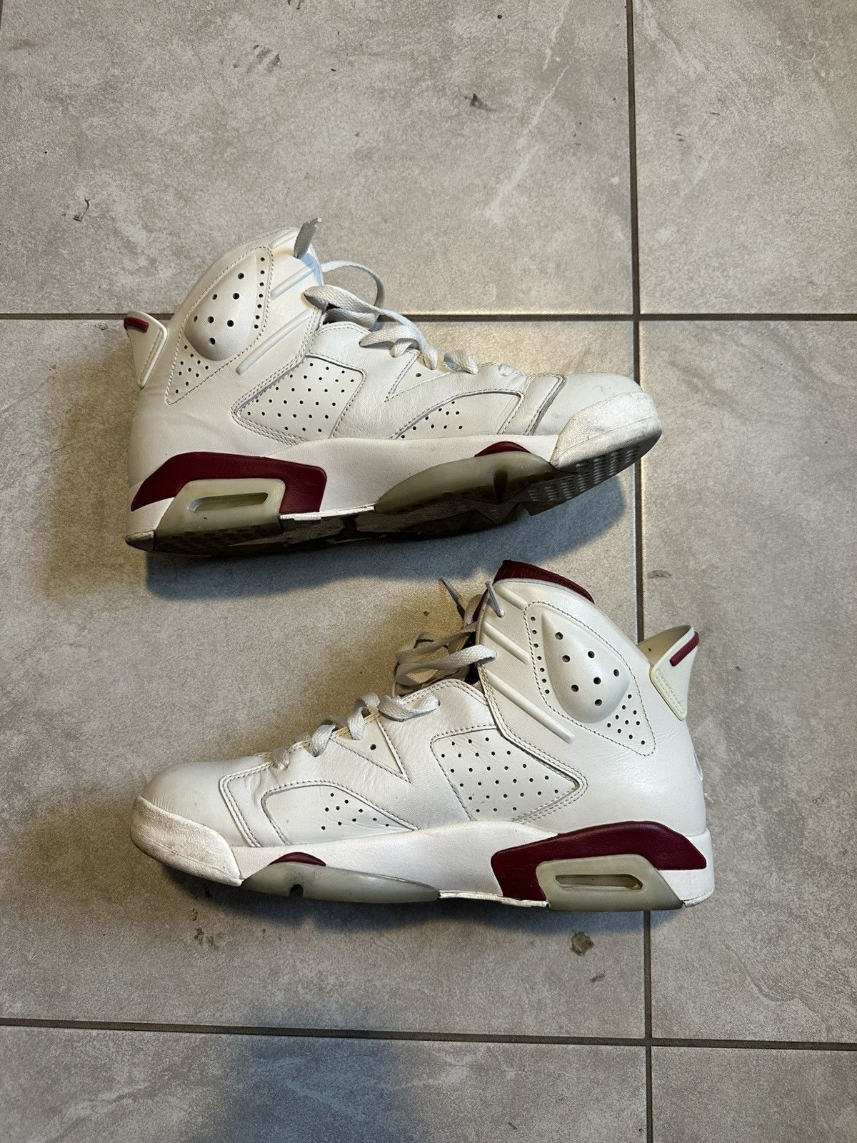 Nike Jordan 6 maroon Size US 11.5 / EU 44-45 - 3 Thumbnail
