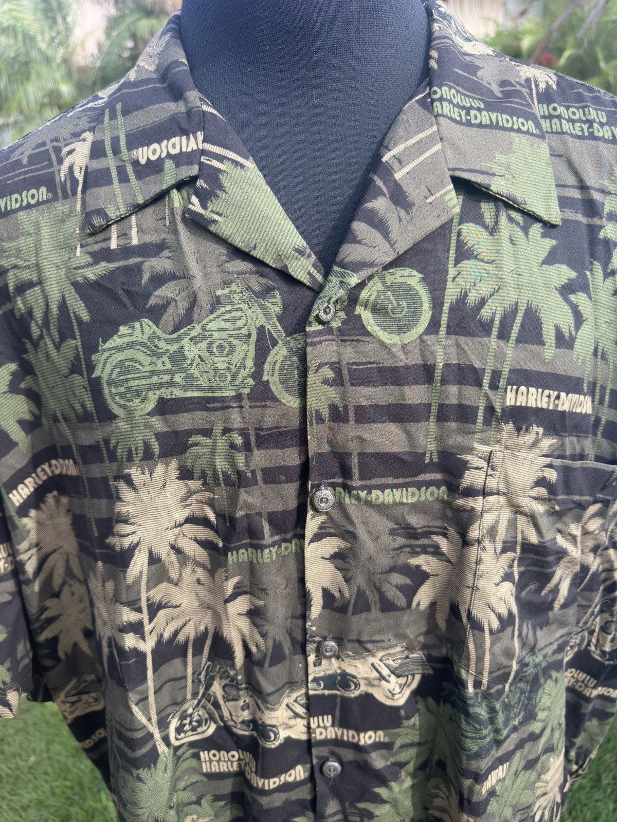 Harley Davidson Harley Davidson Men's XXL Ocean Ride Aloha Shirt Multicolor Size US XXL / EU 58 / 5 - 3 Thumbnail