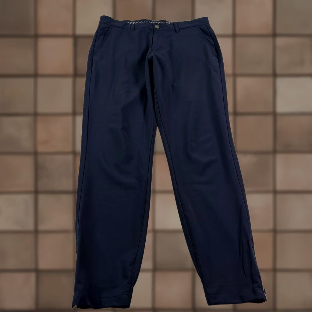 Vintage Primo Pants Mens 32 Blue Jogger Tapered Ankle Zip Performance Stretch Regular Inseam 29 Y21 Size US 32 / EU 48 - 1 Thumbnail