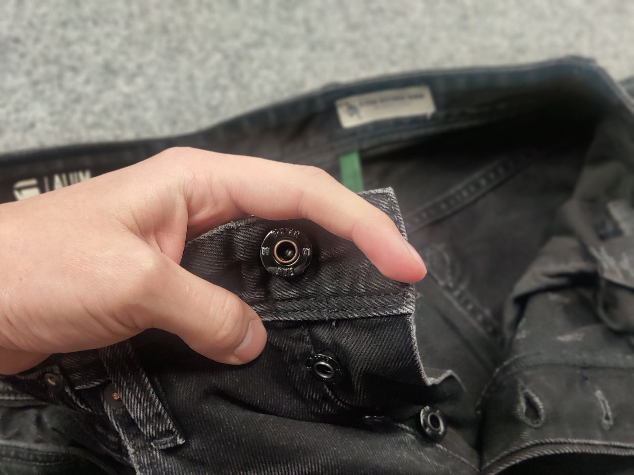 G-Star G Star Raw Alum Relaxed Straight Fit Distressed Denim Jeans Size US 31 - 13 Thumbnail
