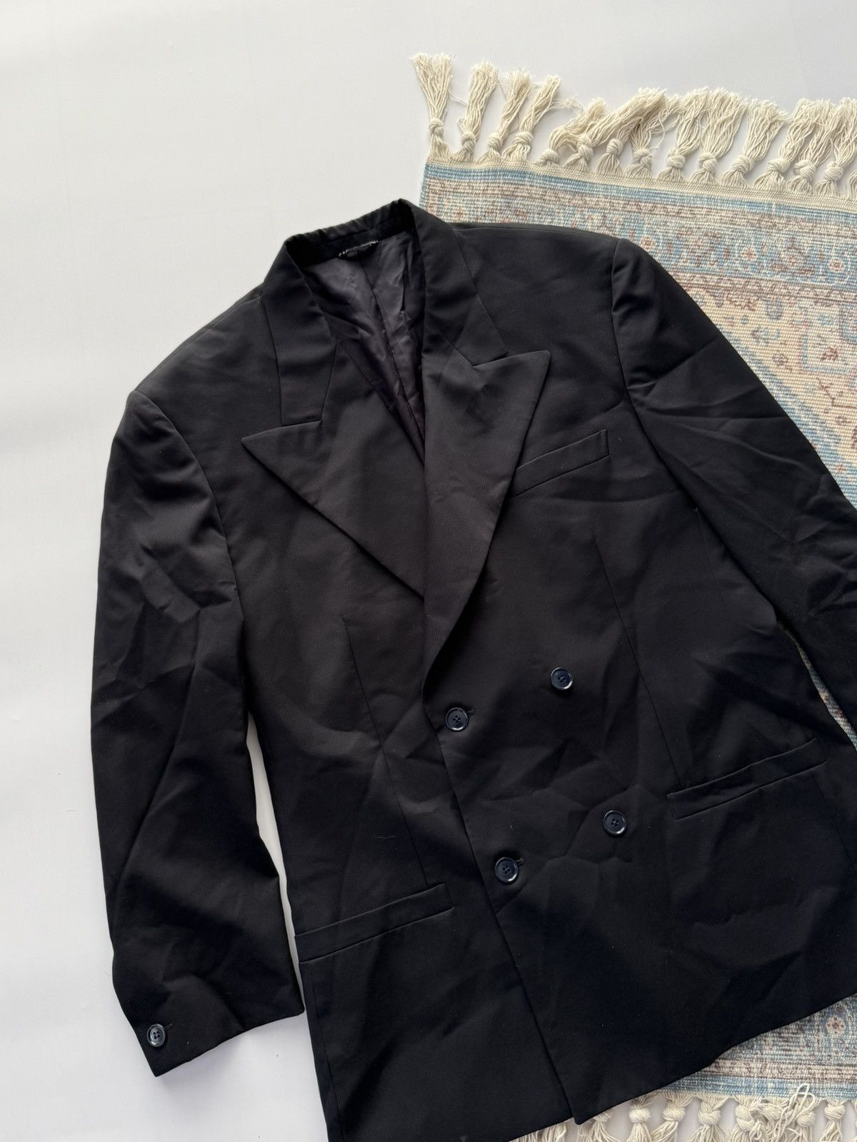 Versace Rare 90s Istante by Gianni Versace Luxury Mens Blazer Size 54L - 2 Thumbnail