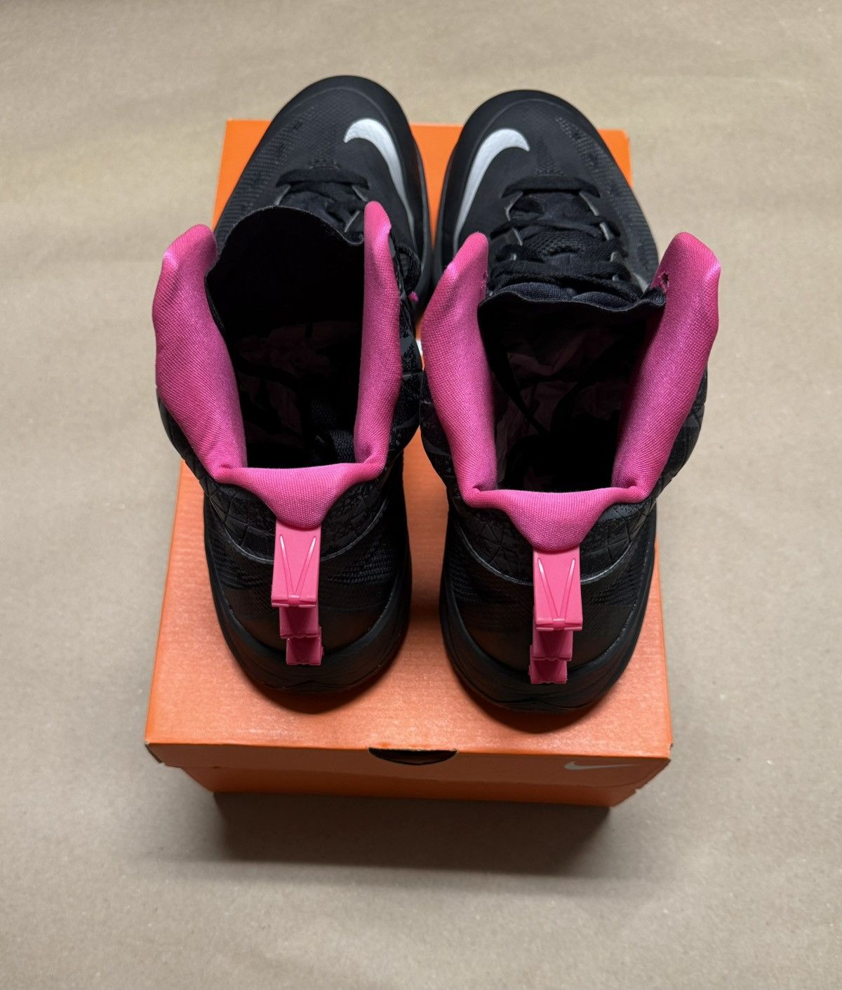 Nike Nike Air Hyperfuse Black Pink Men’s size 14 shoes Rare! Size US 14 / EU 47 - 4 Thumbnail