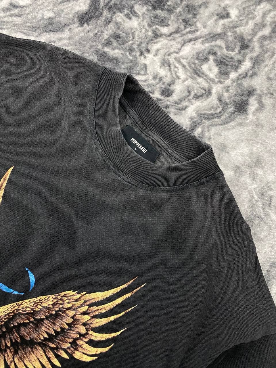 Represent Clo. Vintage Represent Racing Team Eagle T-Shirt Big Logo Men Size US M / EU 48-50 / 2 - 9 Thumbnail