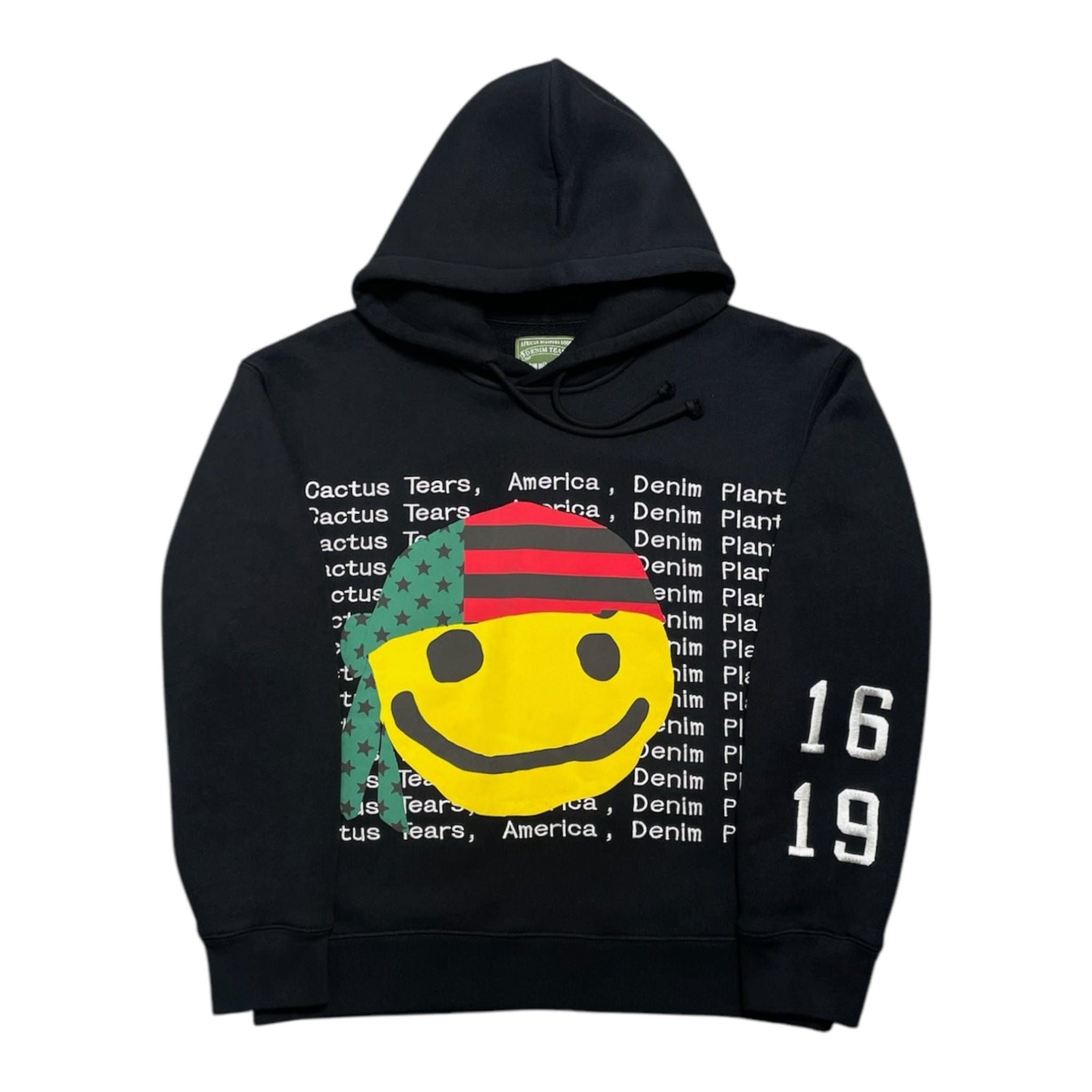 DENIM TEARS x Cactus Plant Flea Market Smiley Cactus Tears Hooded Sweat Size US XL / EU 56 / 4 - 1 Thumbnail