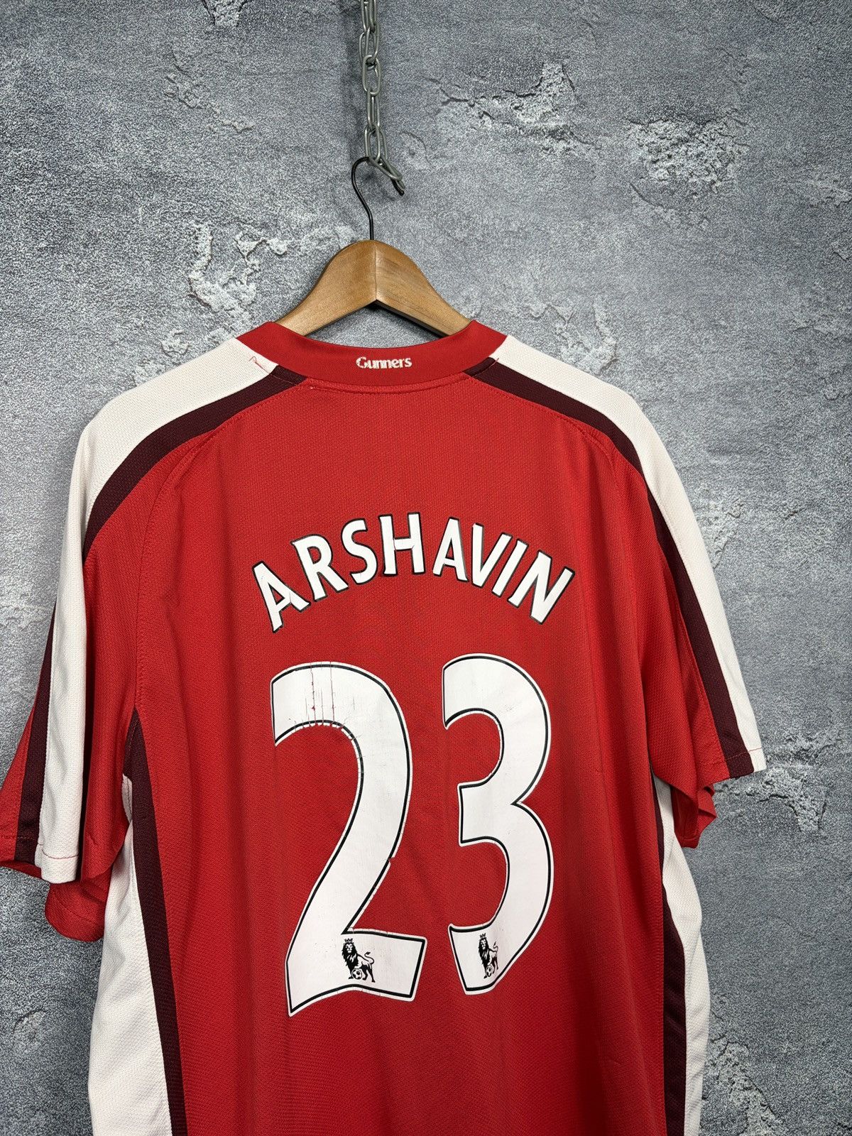 Nike Vintage 2008 Nike Arsenal #23 Arshavin Jersey T-shirt Size US XL / EU 56 / 4 - 11 Thumbnail