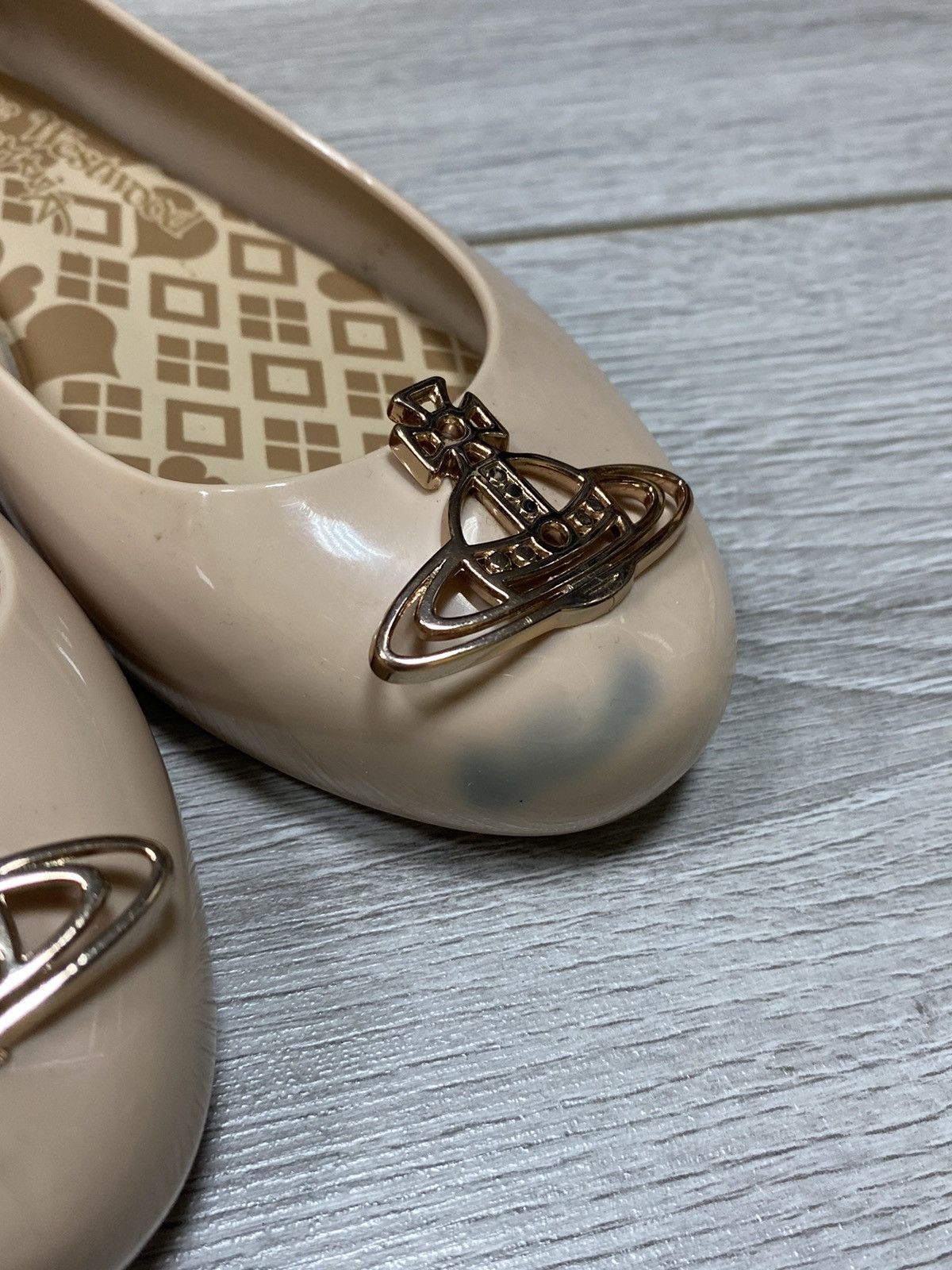 Melissa × Vivienne Westwood Vivienne Westwood x Melissa ballet sandals flats big Orb Size US 5 / IT 35 - 3 Thumbnail
