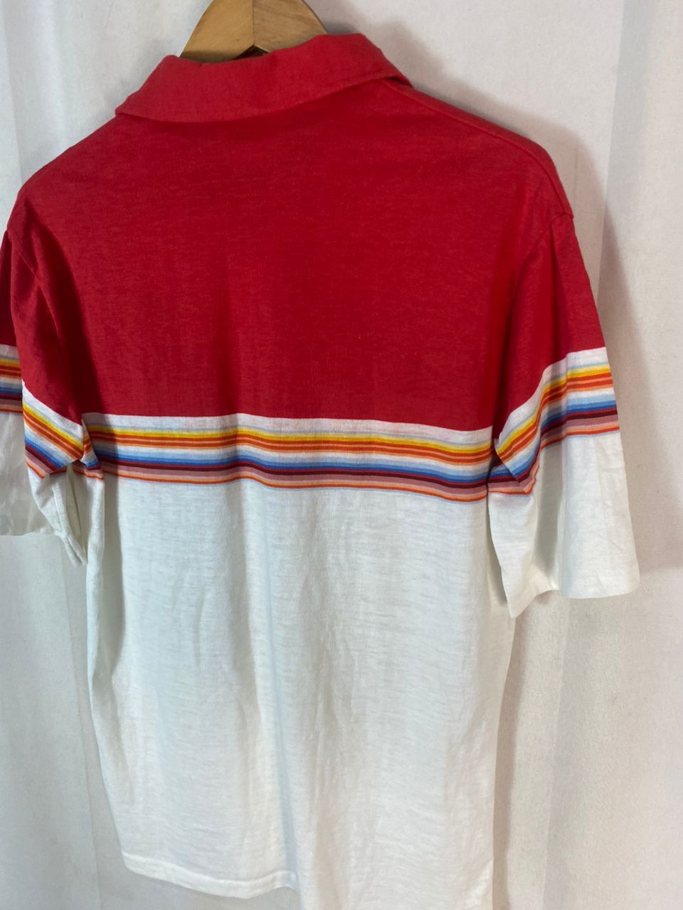 Vintage Vintage pipeline rainbow stripe polo shirt Size US M / EU 48-50 / 2 - 9 Thumbnail